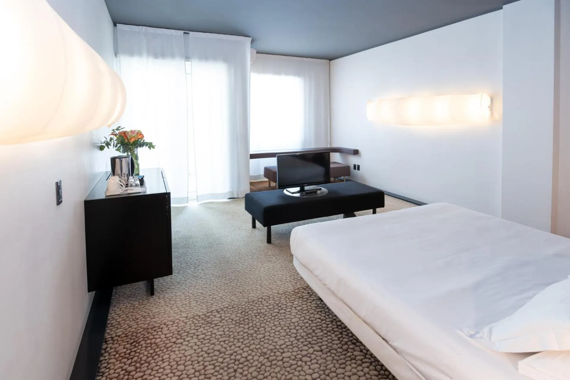 Bed in Hotel Ripa Roma