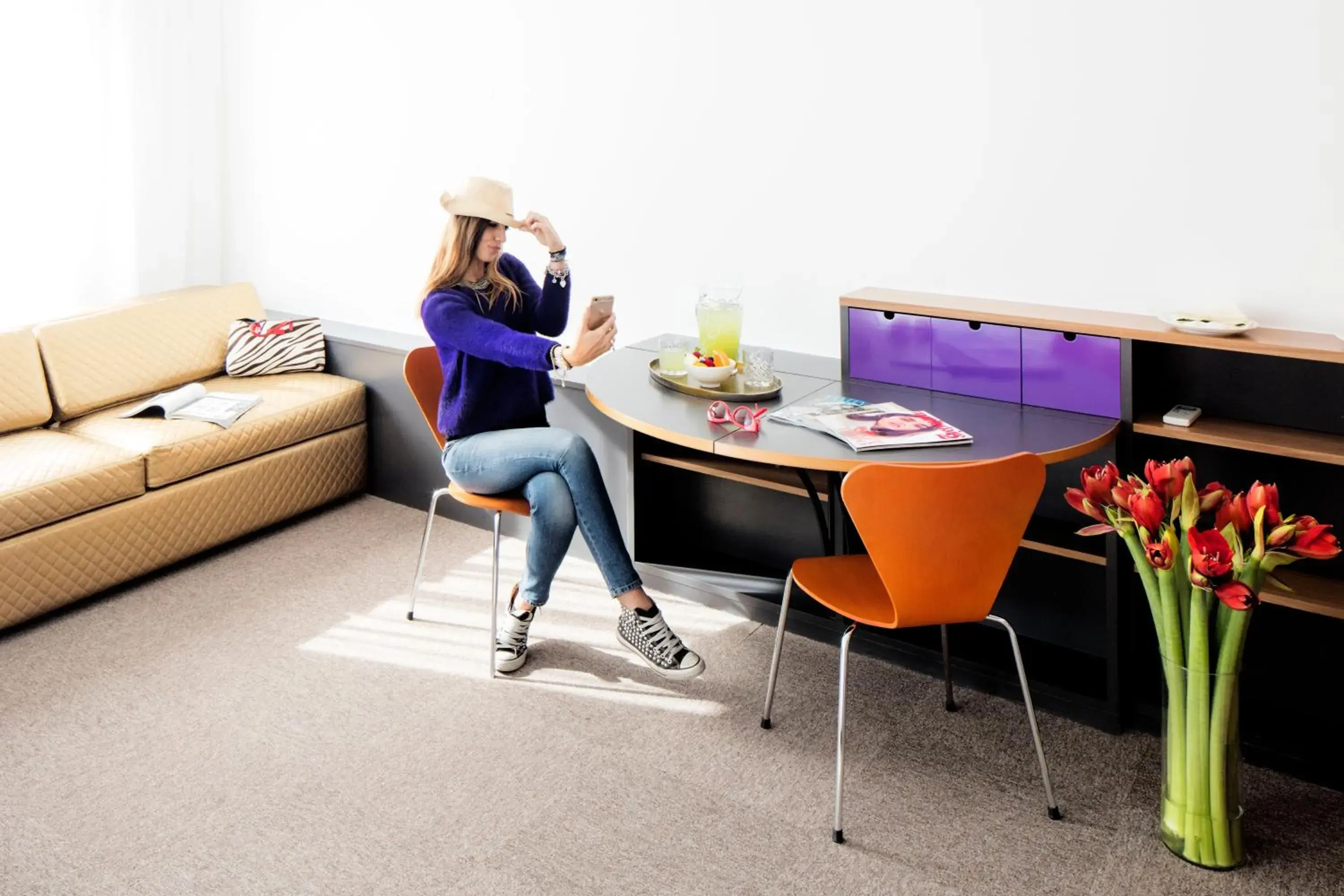 Standard Double Room with Balcony in Hotel Ripa Roma Standard Double Room with Balcony in Hotel Ripa Roma