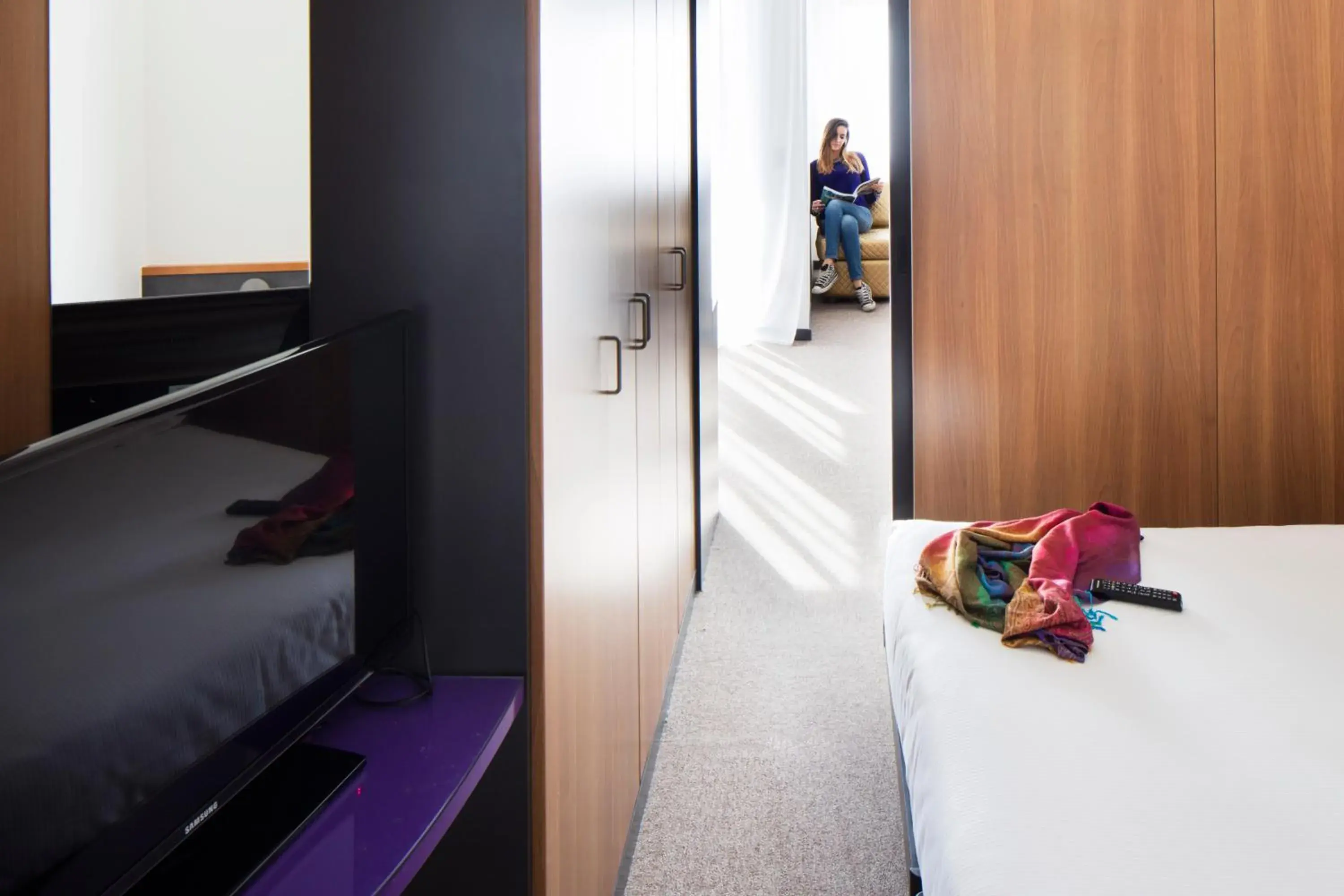 Standard Triple Room with Balcony in Hotel Ripa Roma Standard Triple Room with Balcony in Hotel Ripa Roma