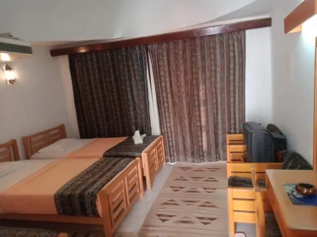 Bed in Lagona Dahab Hotel