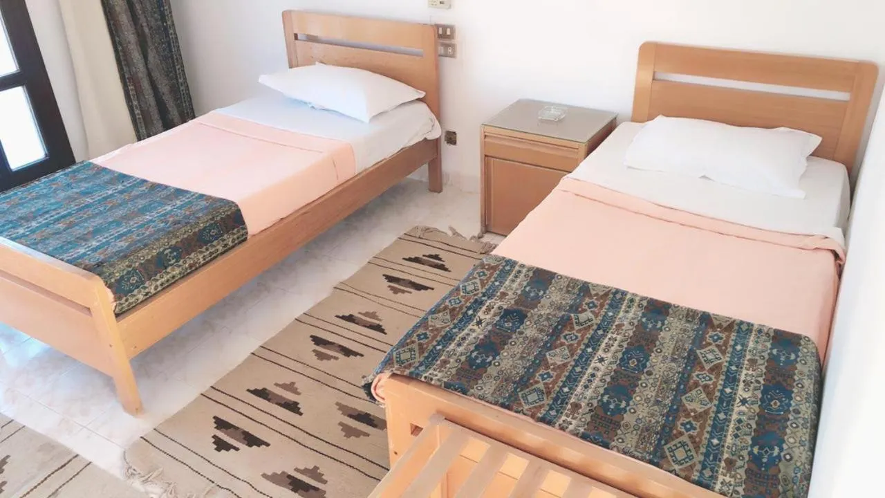 Bed in Lagona Dahab Hotel