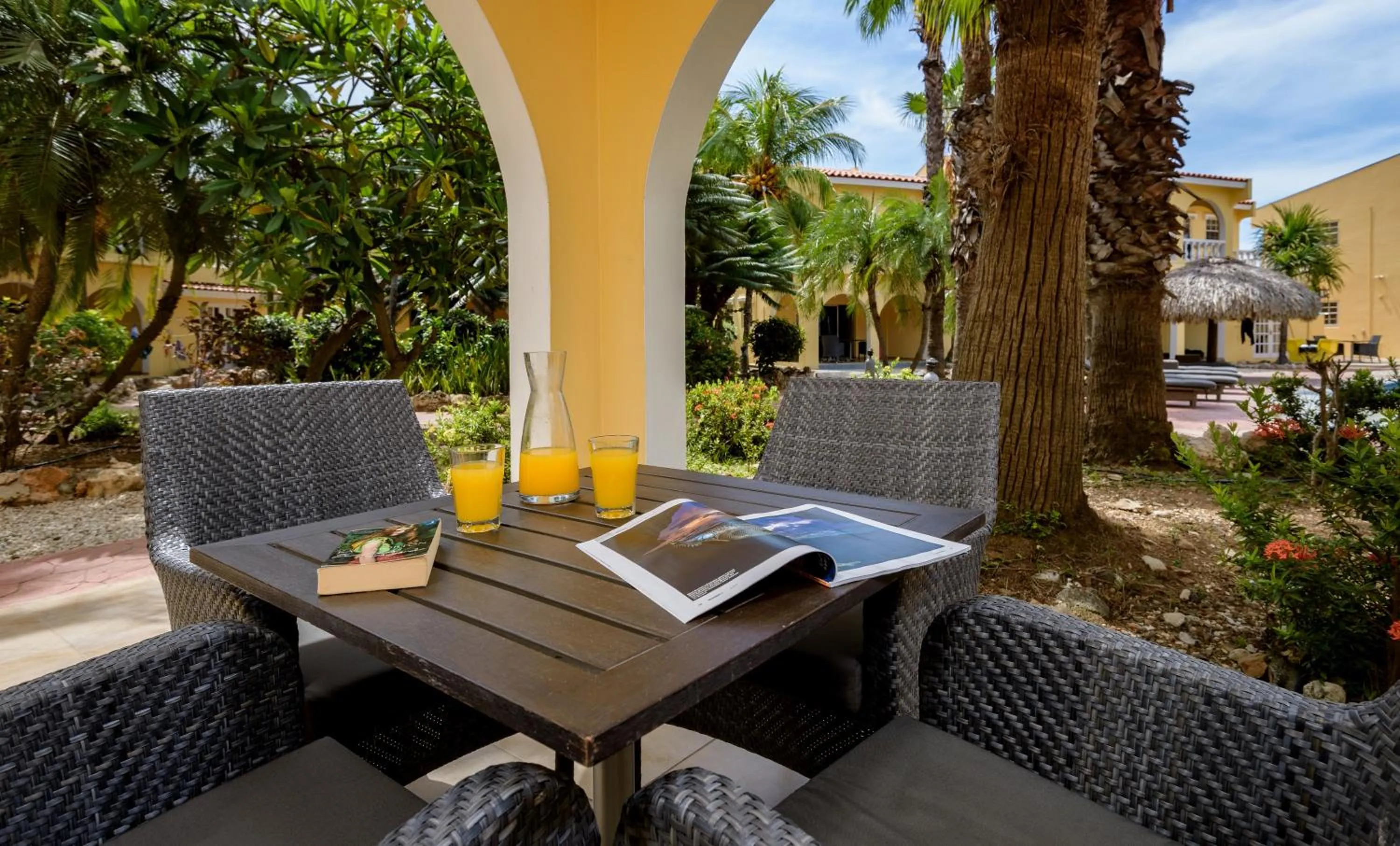 Patio in Buddy Dive Resort