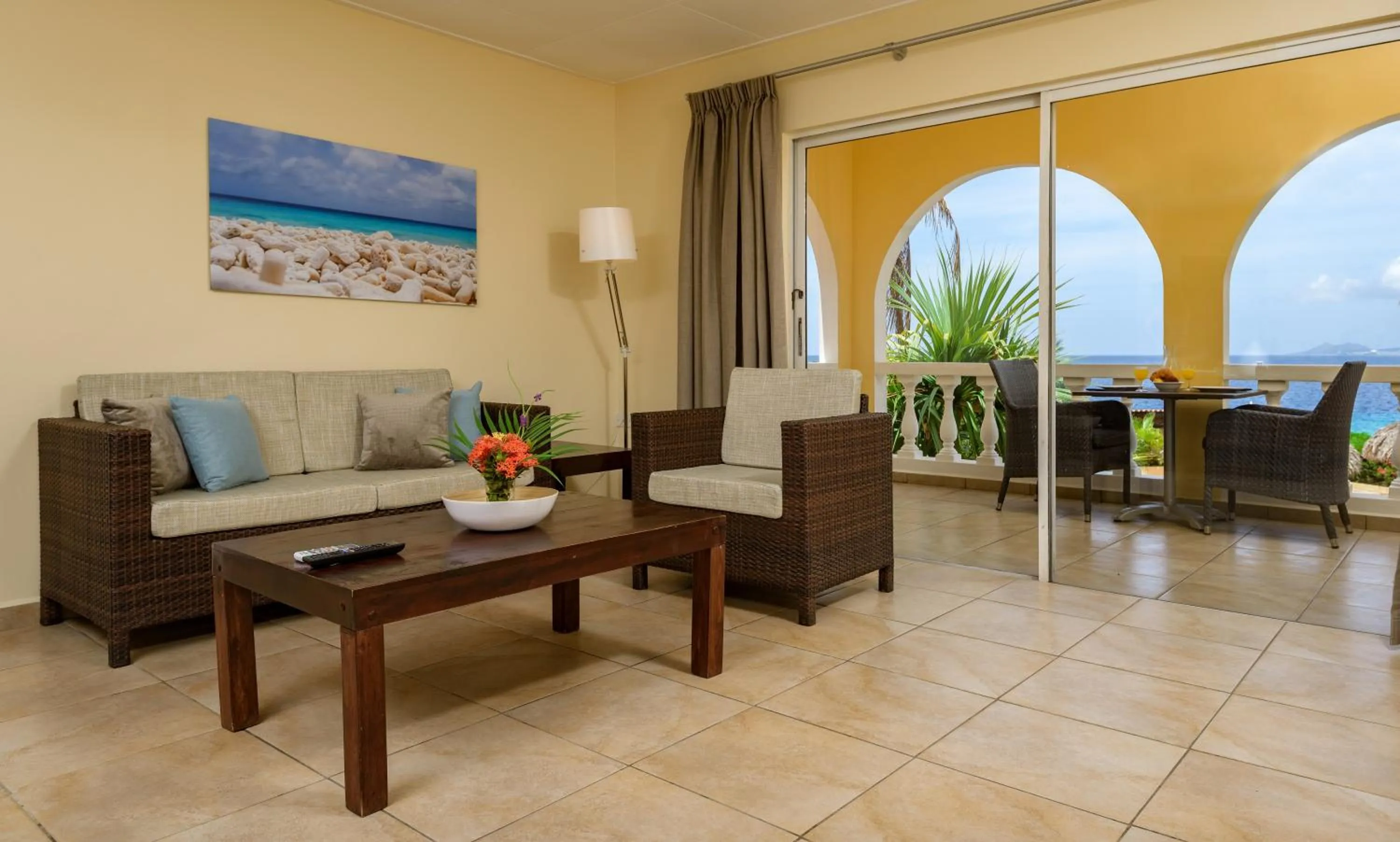 Living room in Buddy Dive Resort