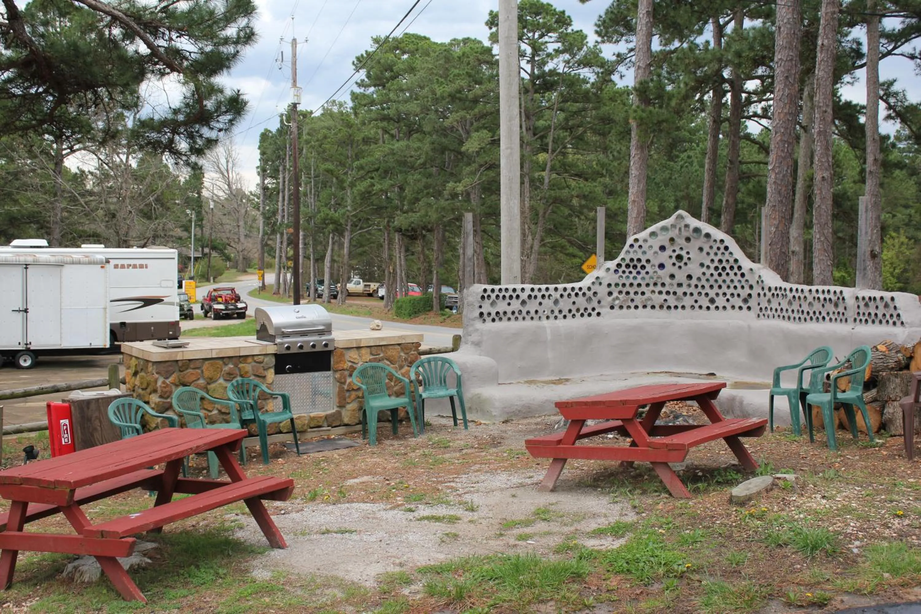 BBQ facilities in Brydan Suites