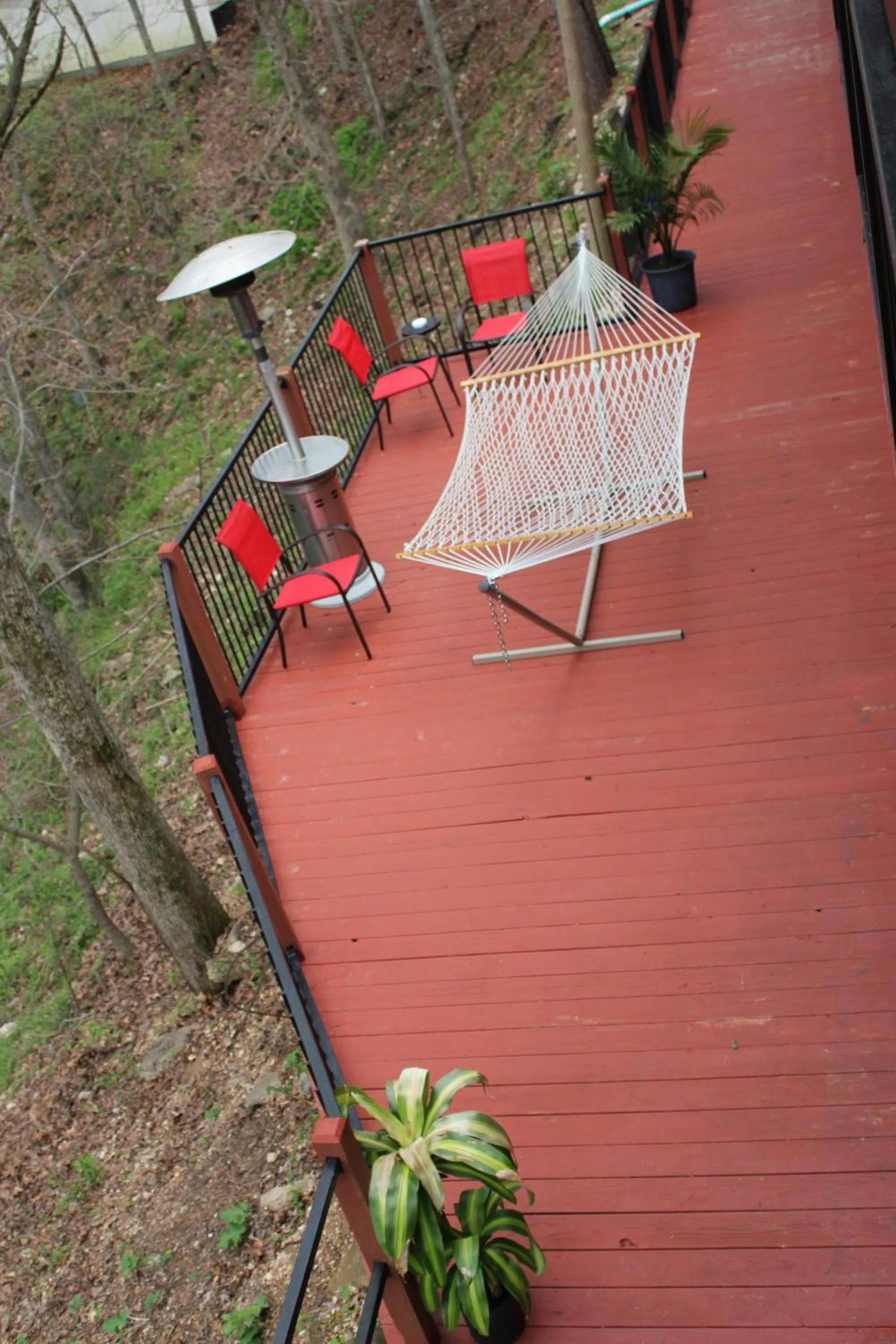 Patio in Brydan Suites