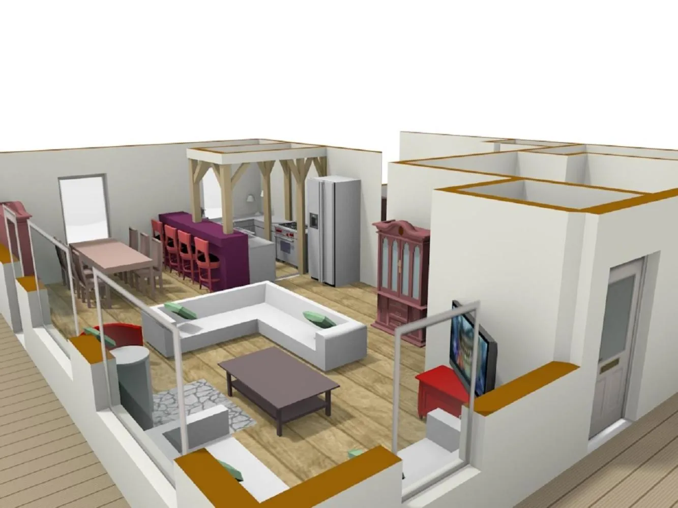 Decorative detail, Bed in LDR Lodge - Last Dollar Ranch