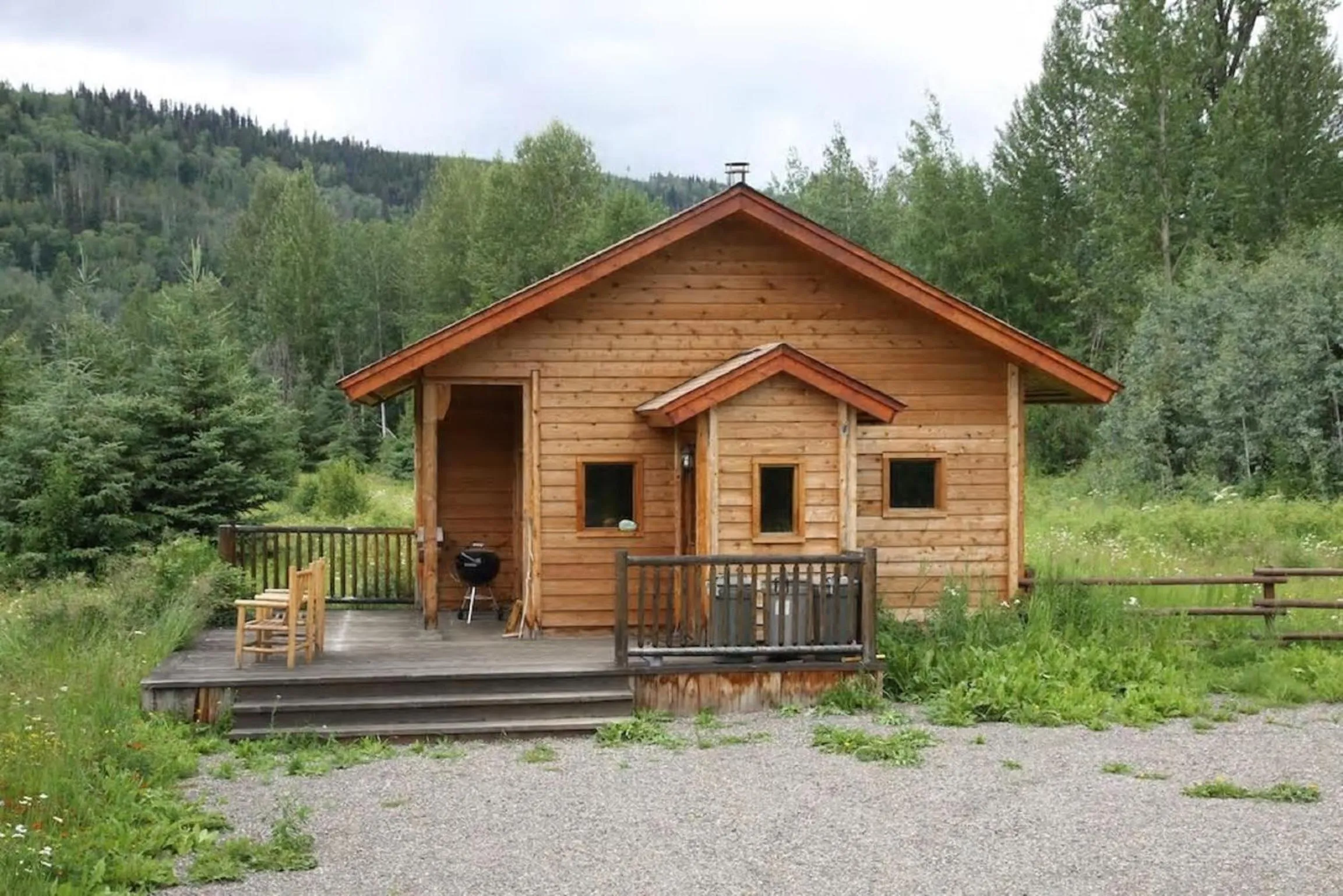 Facade/entrance in LDR Lodge - Last Dollar Ranch