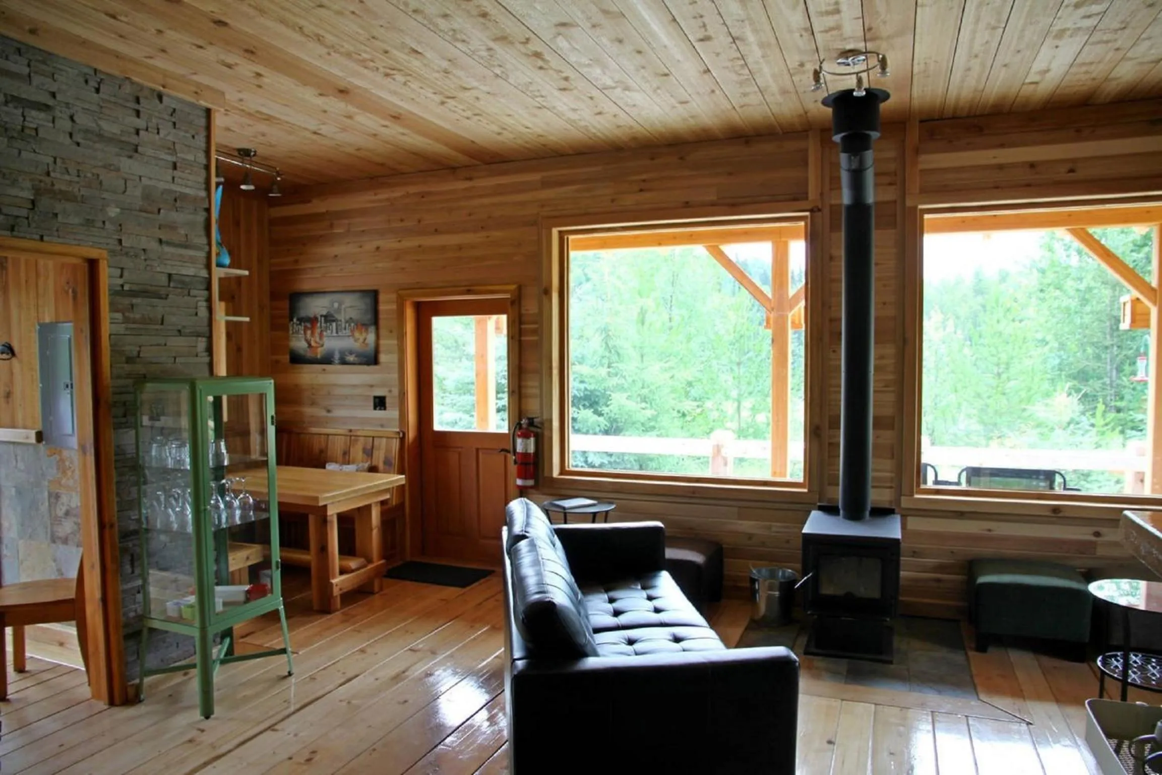 Living room in LDR Lodge - Last Dollar Ranch