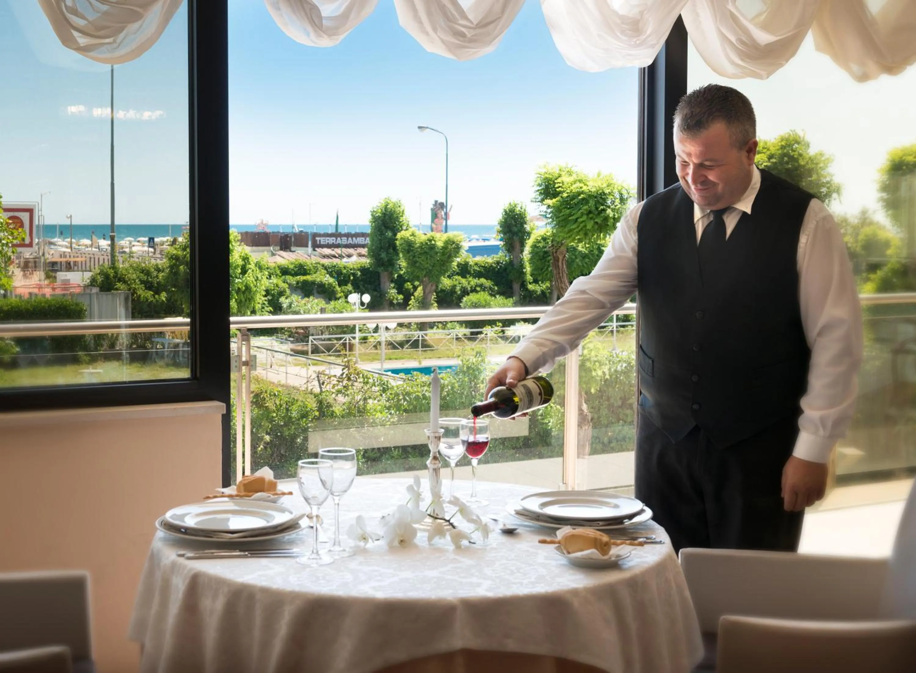 Staff in Waldorf Suite Hotel