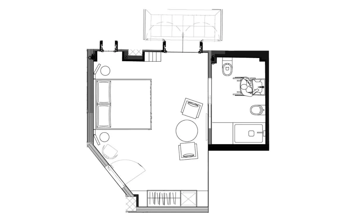 Floor plan in Hotel Windsor