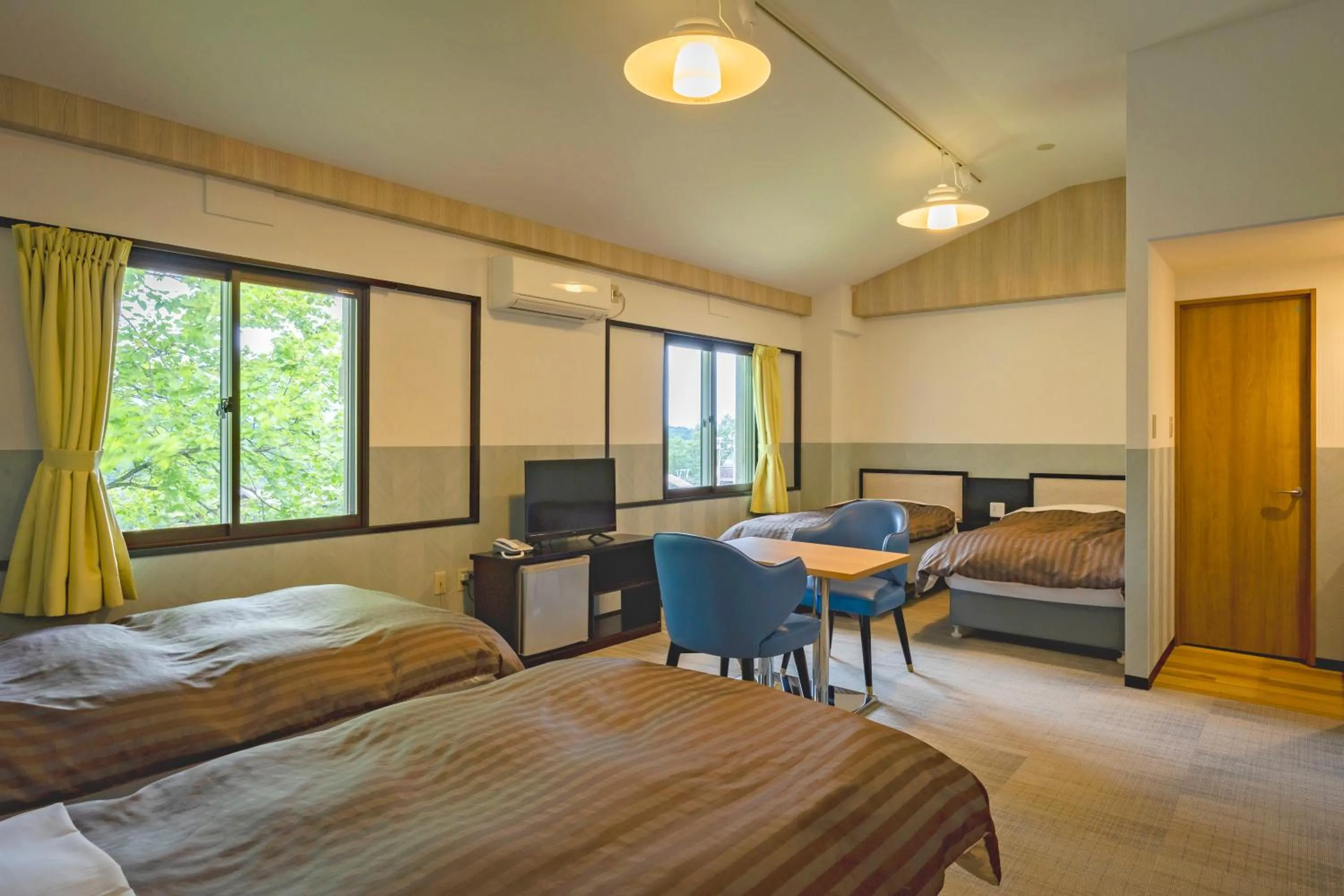 Bed in Madarao Kogen Hotel