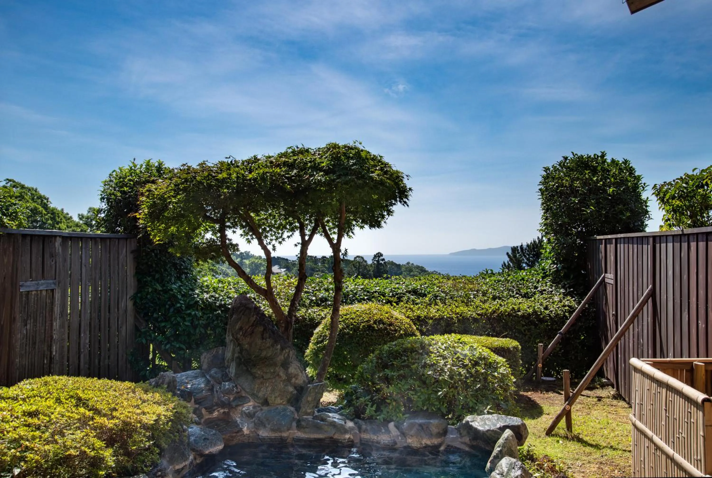 Open Air Bath in Hanare Yado Yosizumi