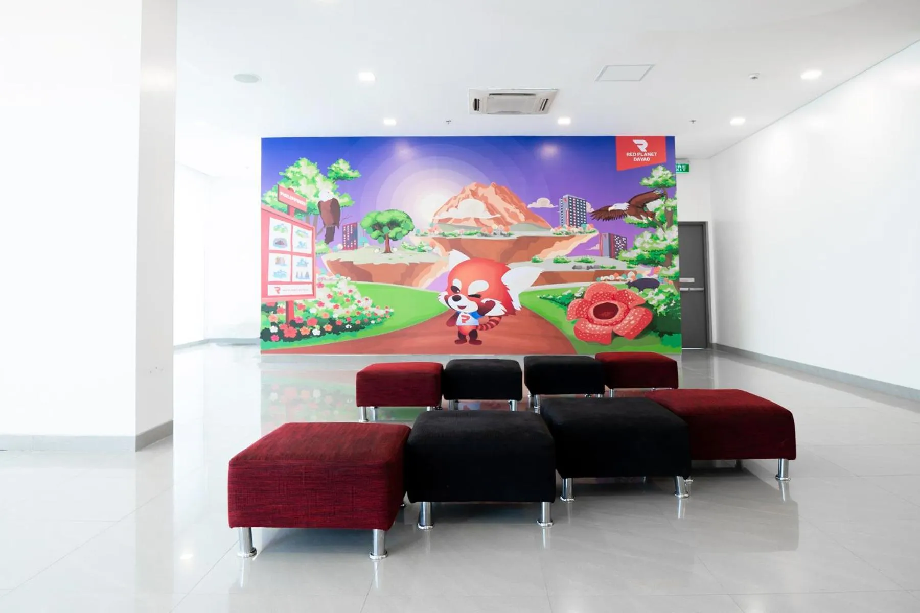 Lobby or reception in Red Planet Davao