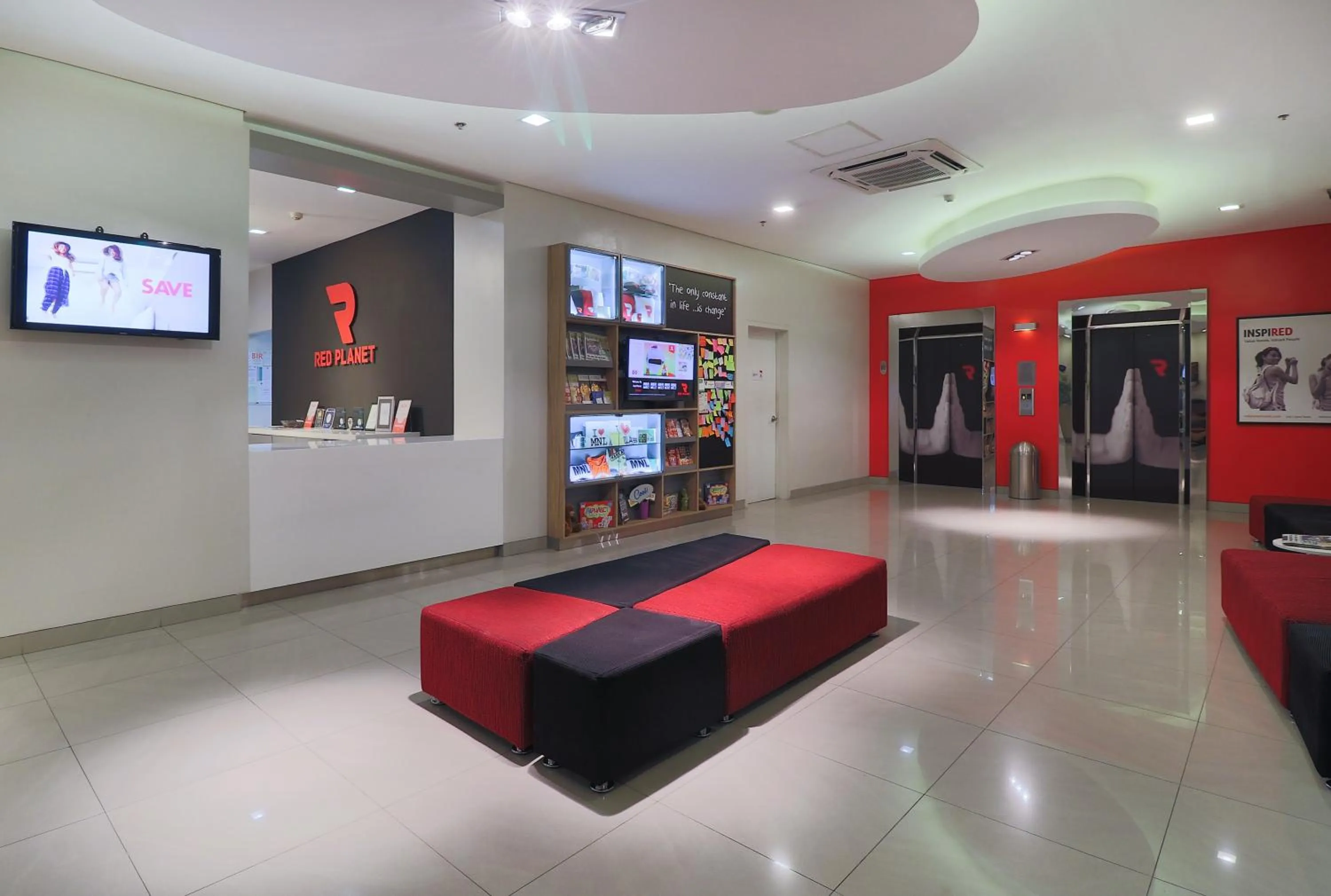 Lobby or reception in Red Planet Ortigas