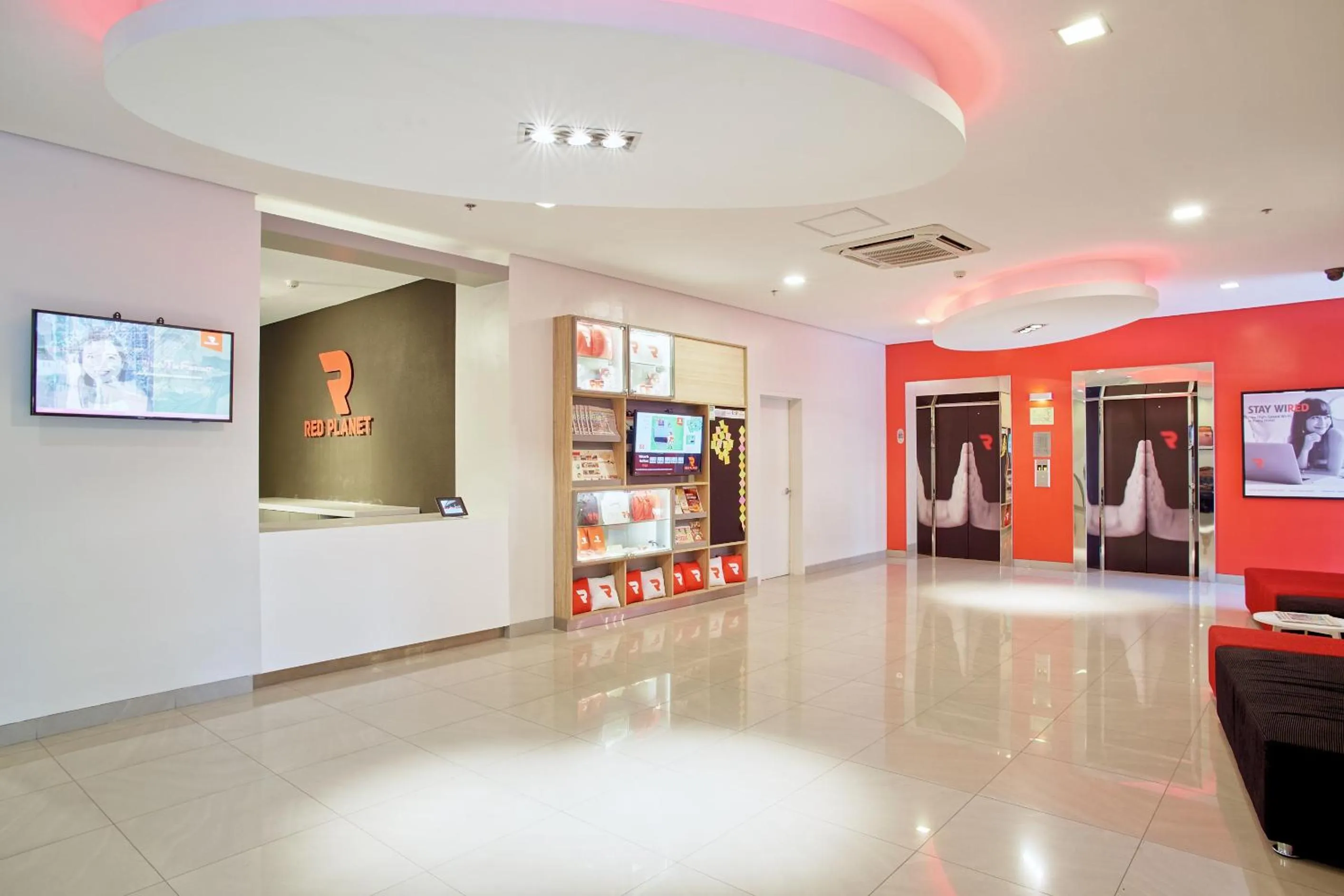Lobby or reception in Red Planet Ortigas