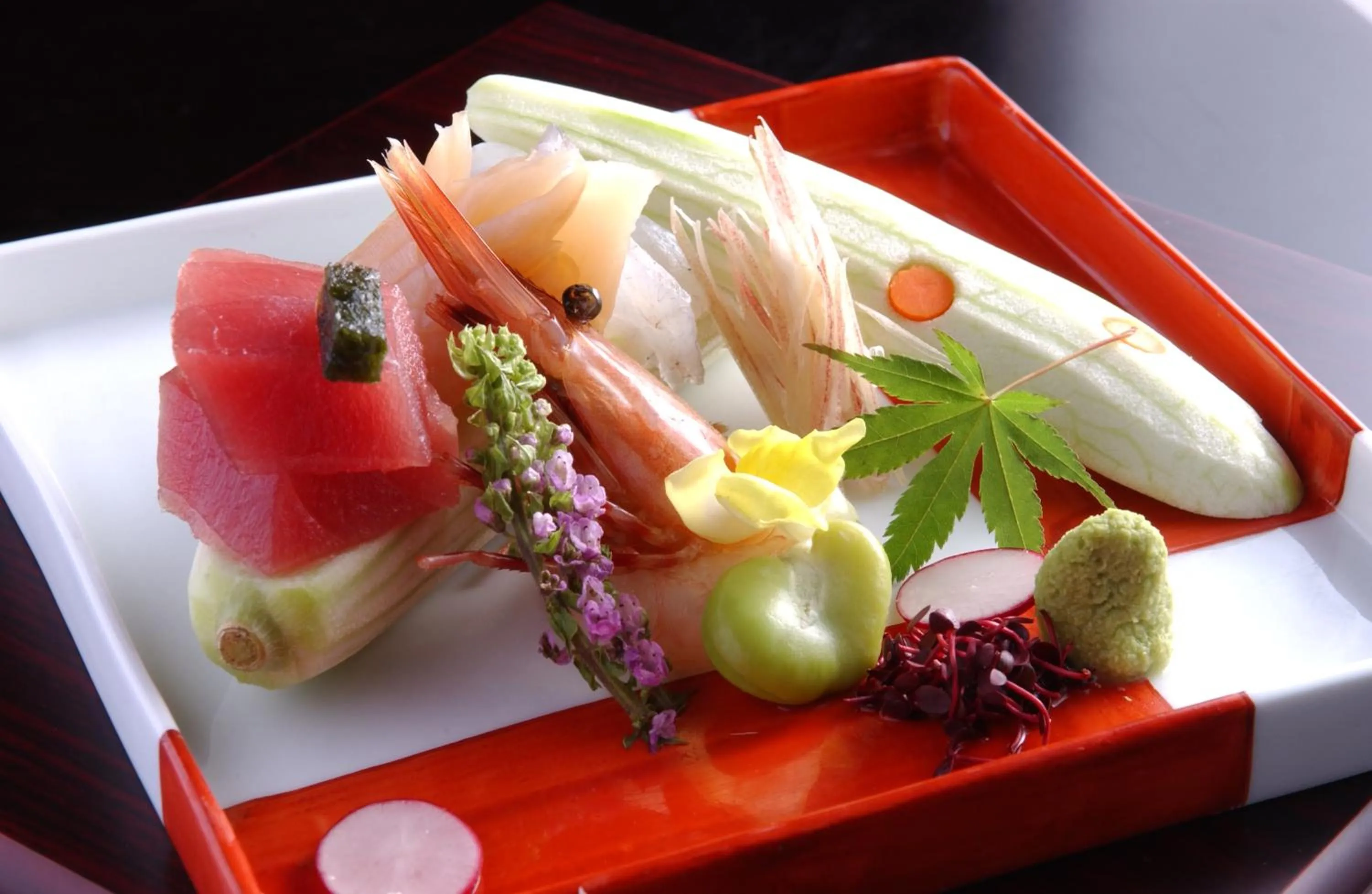 Food close-up in Konjakutei