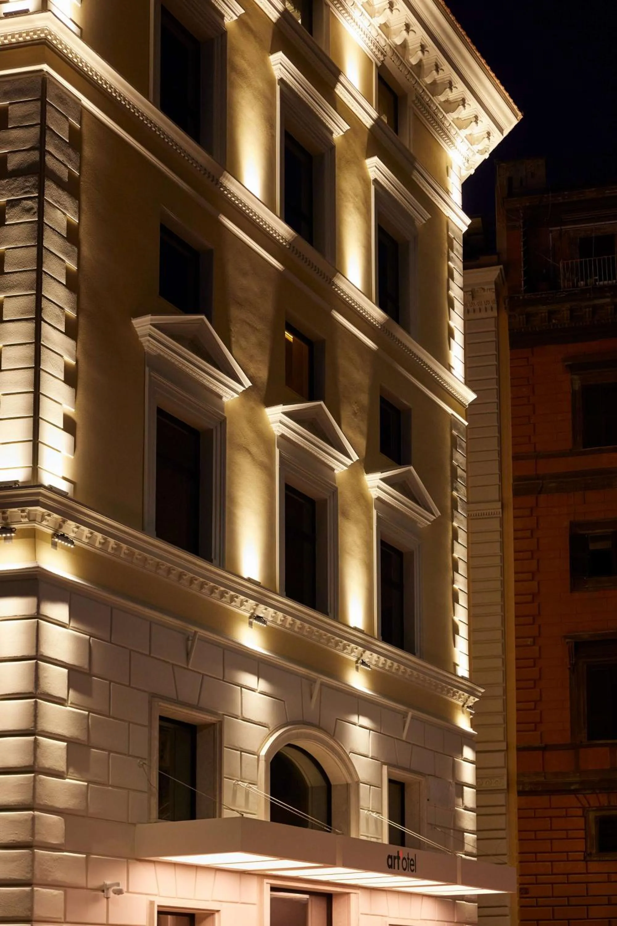 Property building in art'otel Rome Piazza Sallustio, Powered by Radisson Hotels