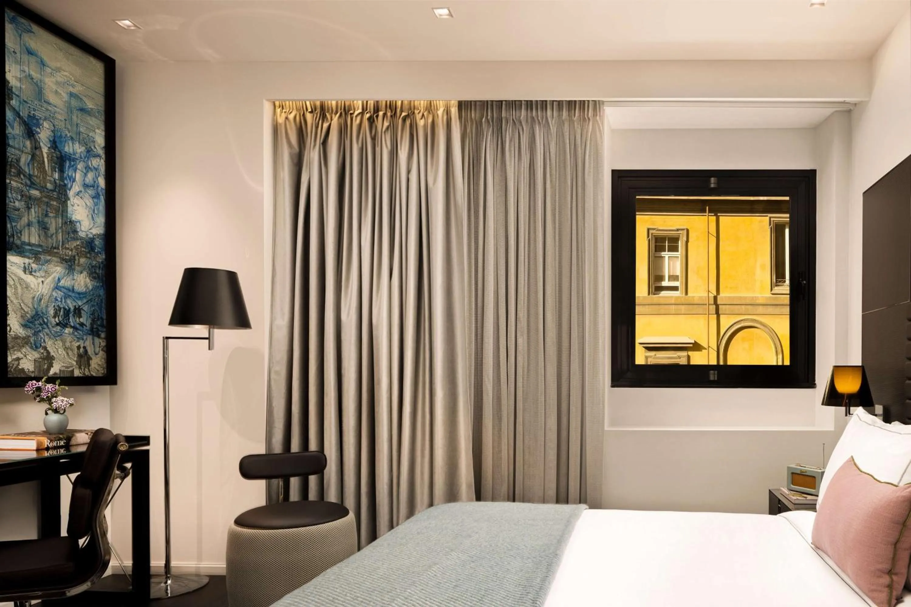 Bedroom, Bed in art'otel Rome Piazza Sallustio, Powered by Radisson Hotels