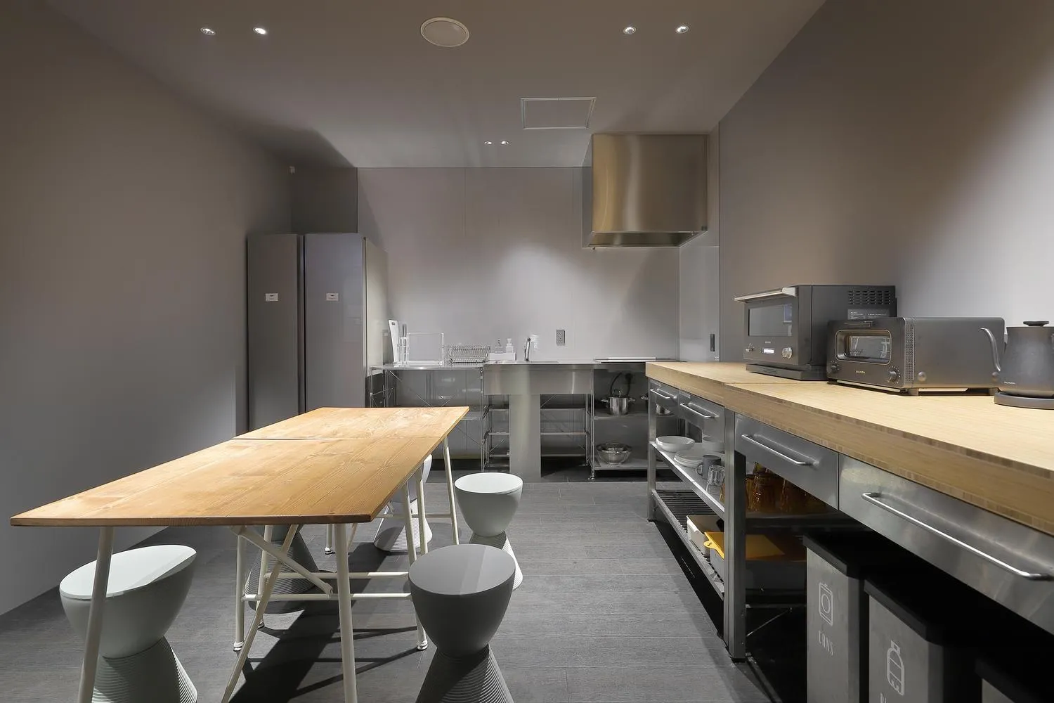 Kitchen or kitchenette in Shin Toji Hotel Lulud