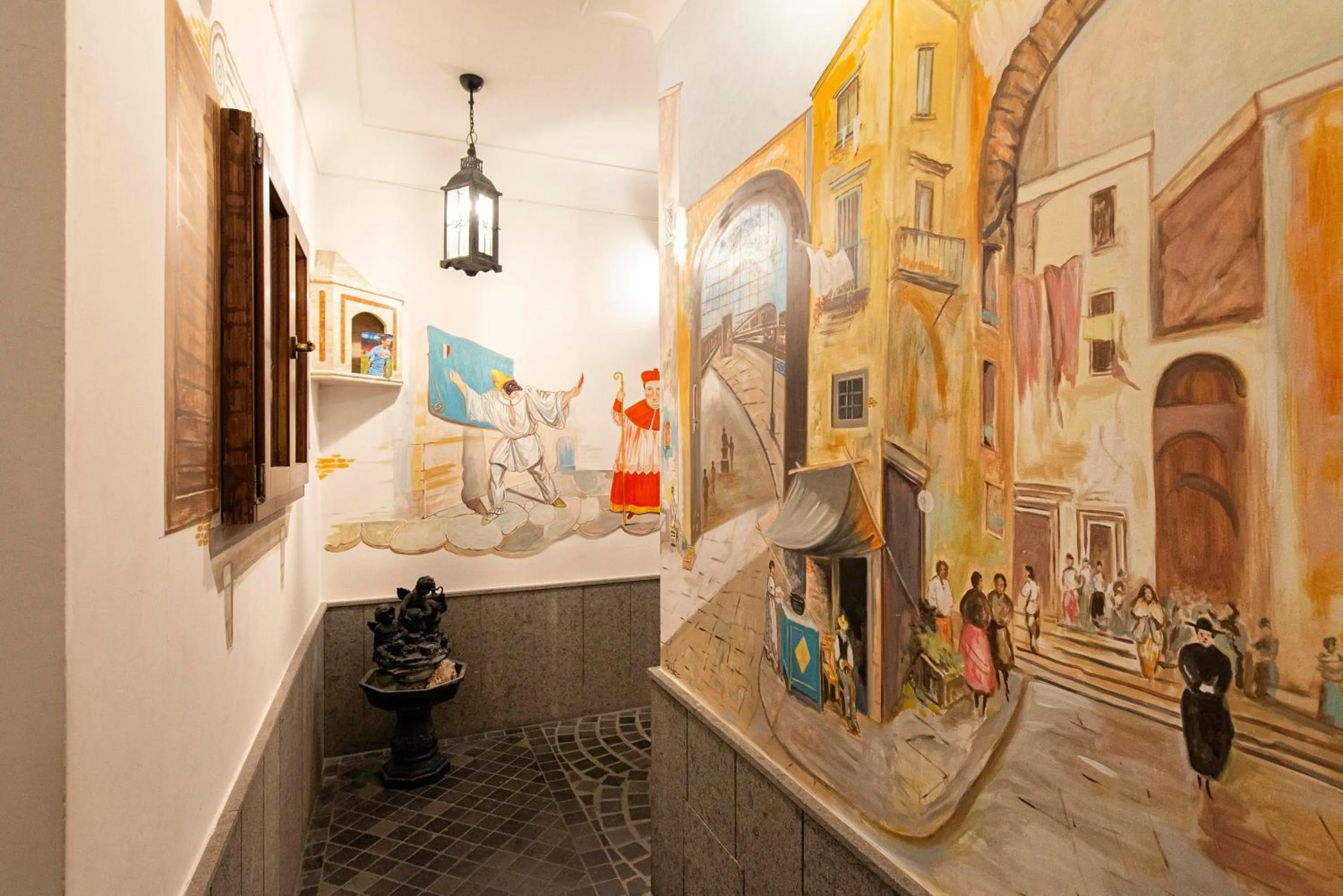 Decorative detail in Grand Hotel Europa & Restaurant