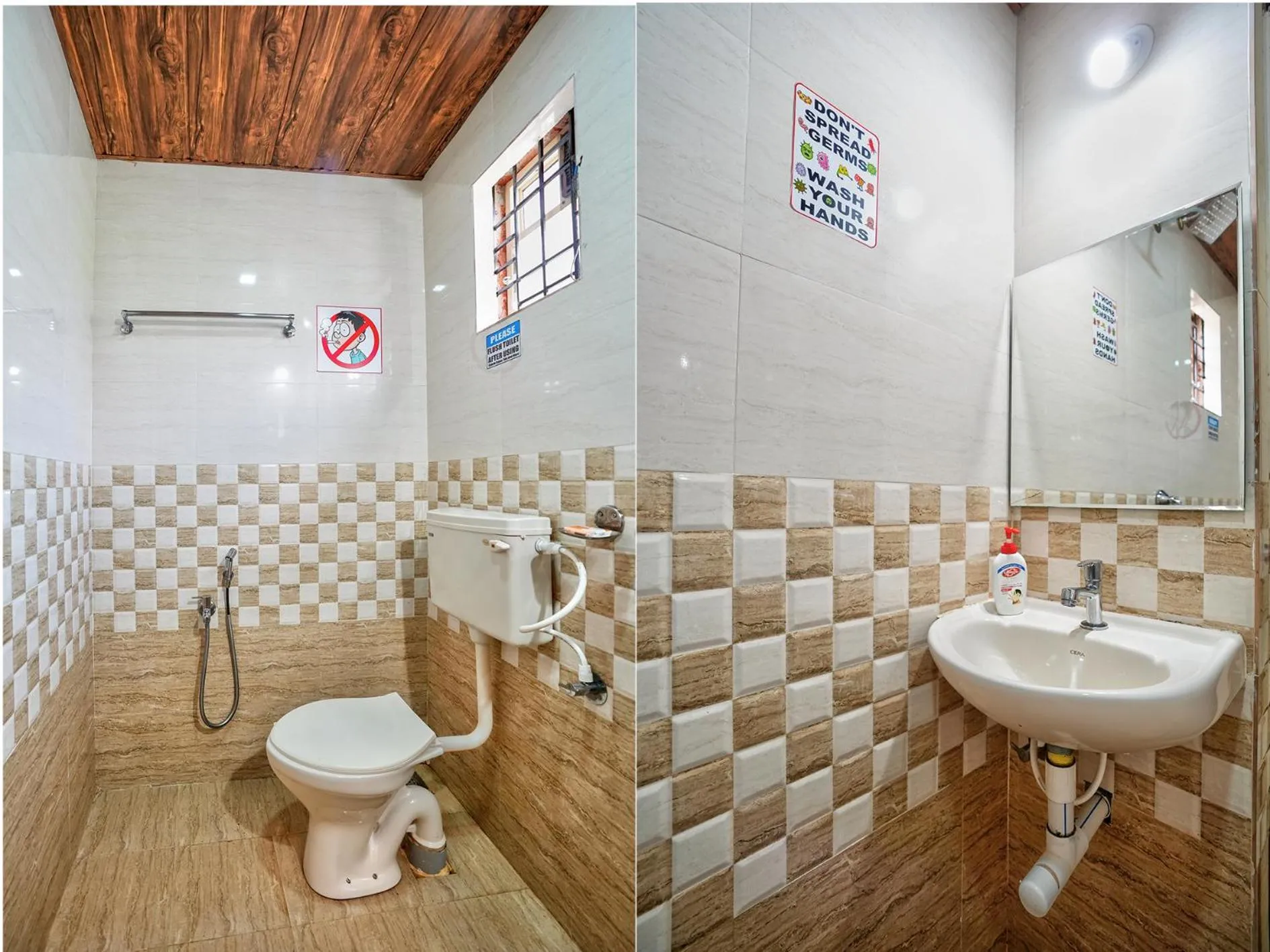 Bathroom in Rofinos Cottages