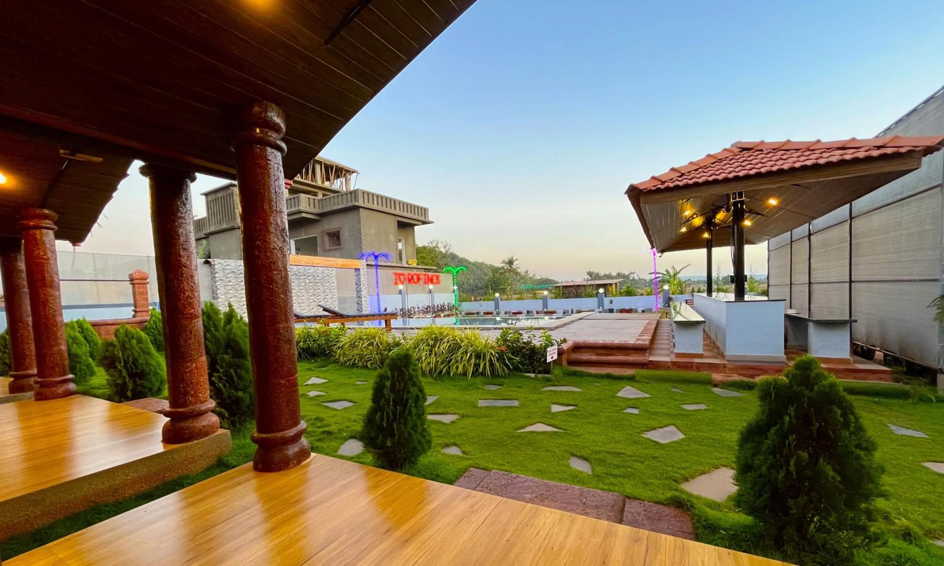 Balcony/Terrace in Rofinos Cottages