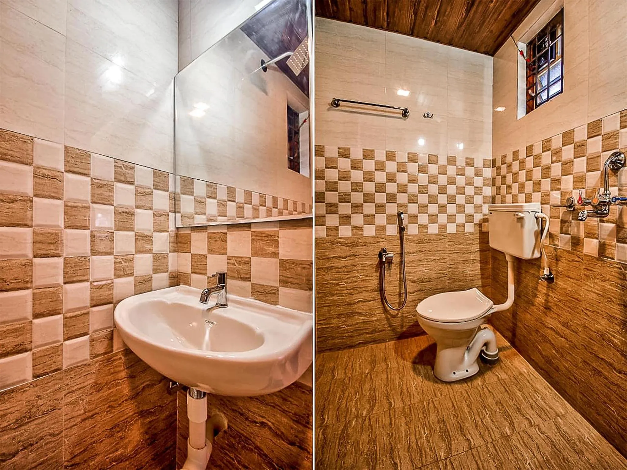 Shower in Rofinos Cottages