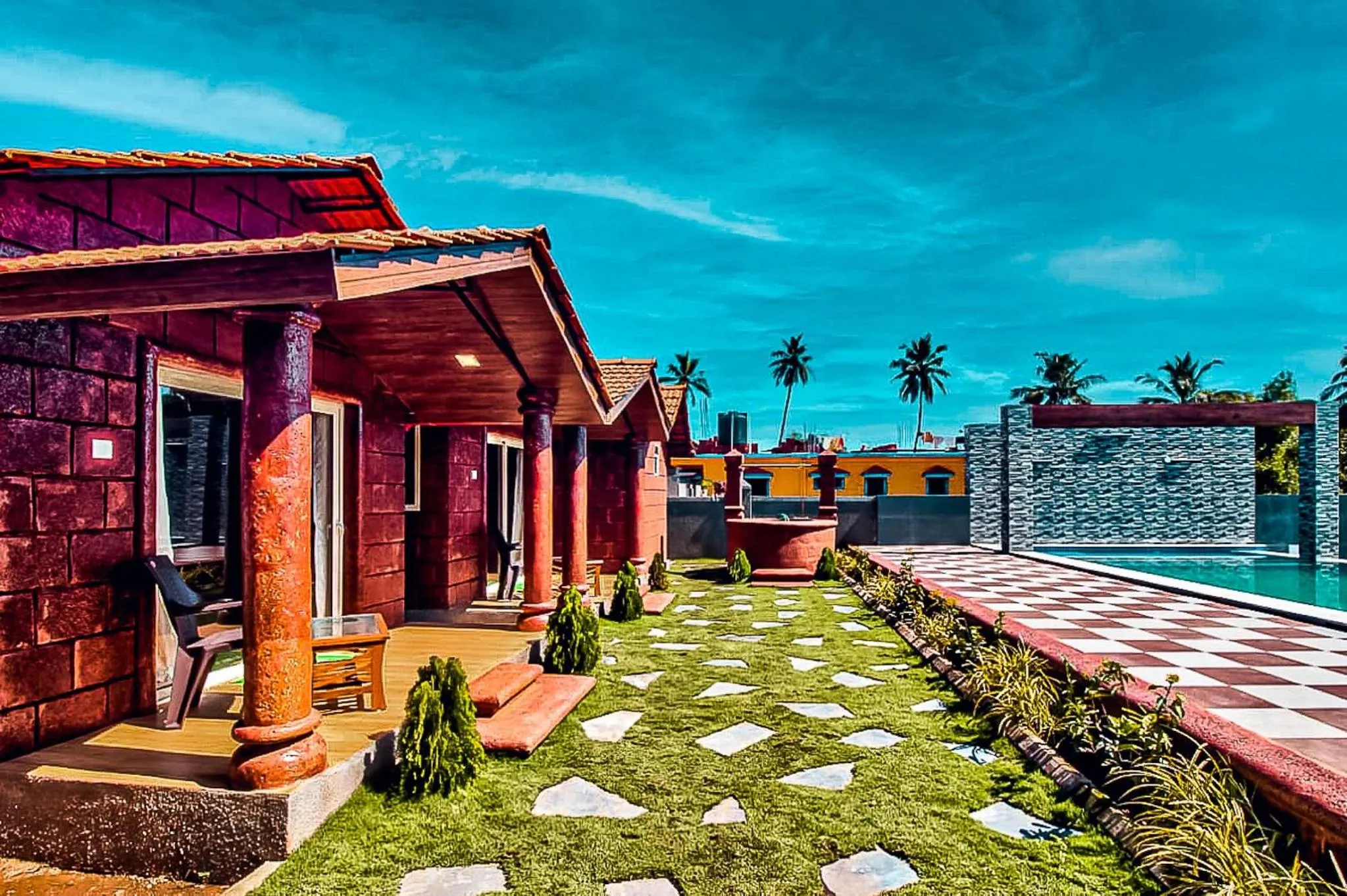 Property building in Rofinos Cottages