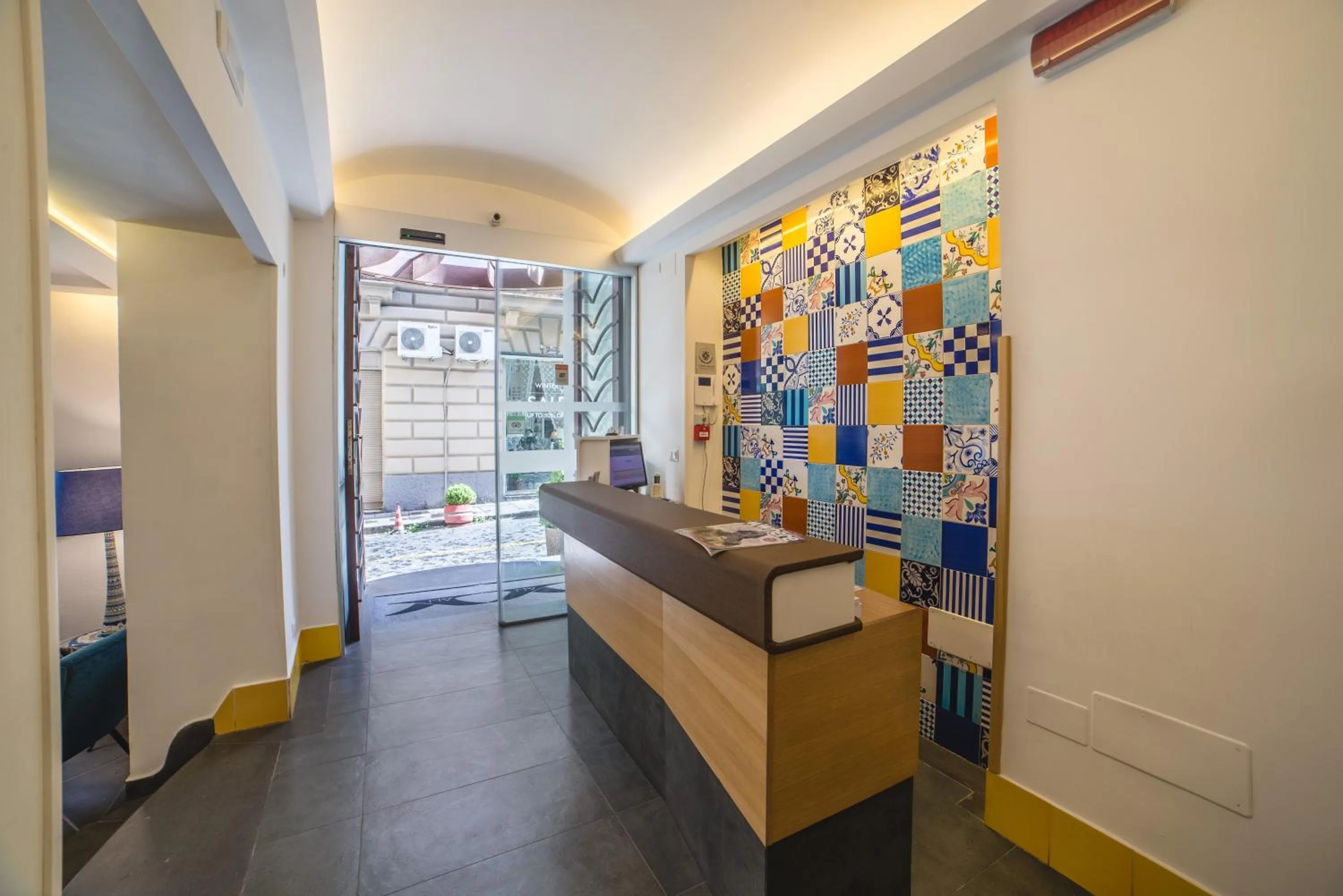 Lobby or reception in Airone Hotel