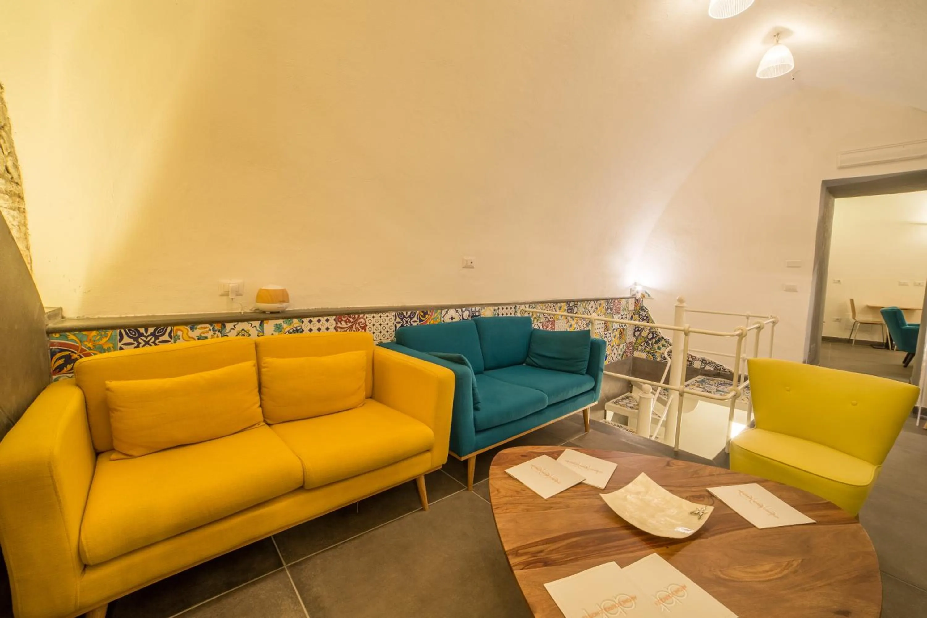 Living room in Airone Hotel