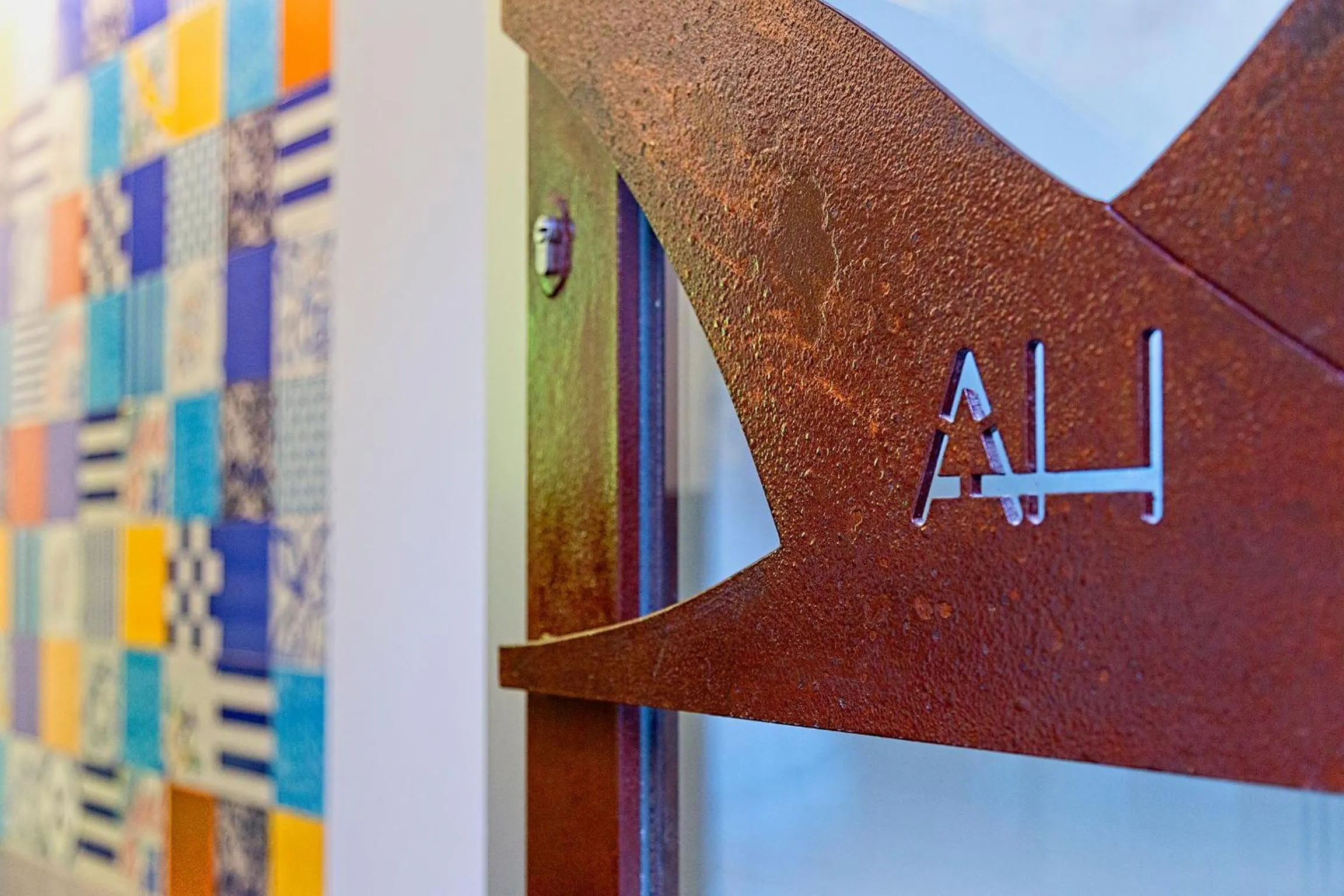 Property logo or sign in Airone Hotel