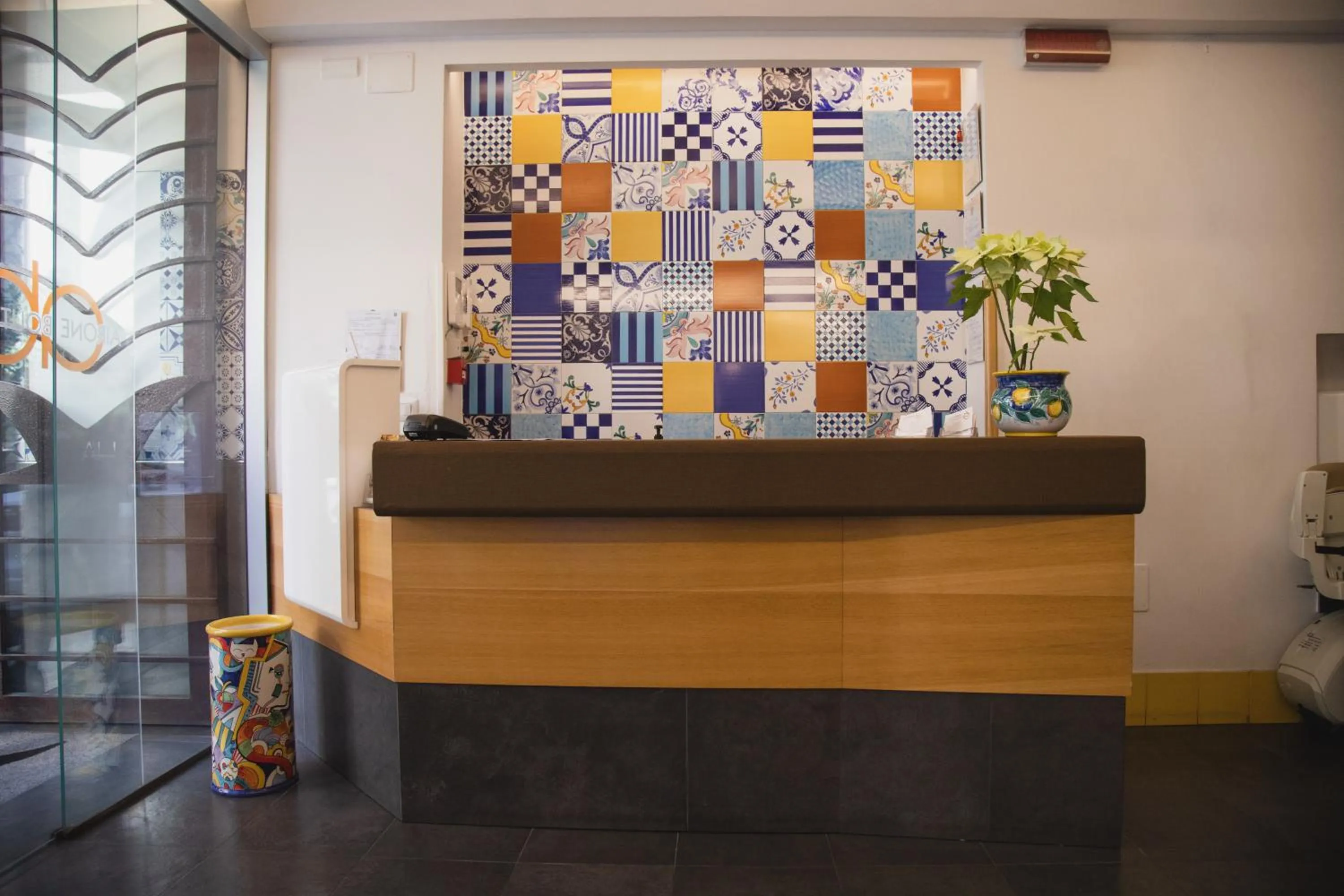 Lobby or reception in Airone Hotel