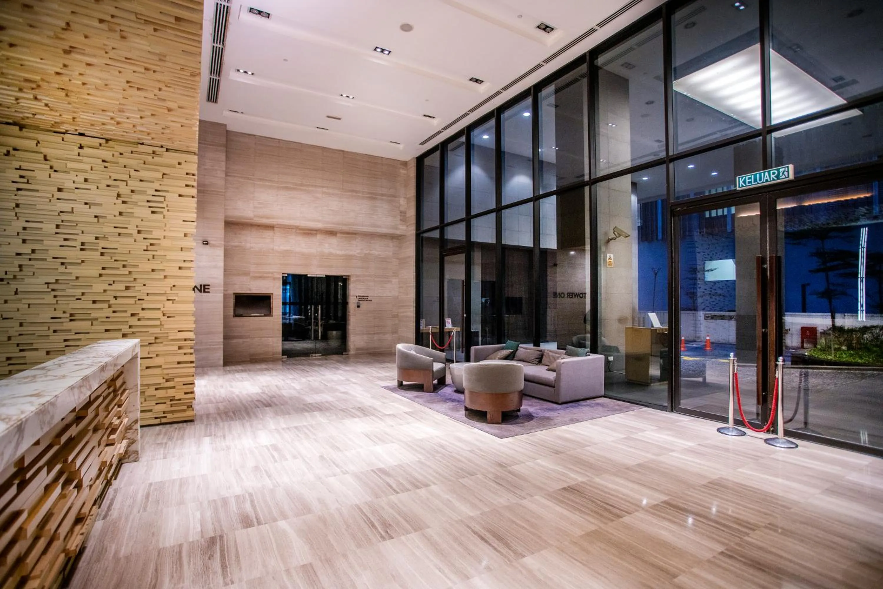Lobby or reception in 188 Suites with Washer and Bathtub near KLCC Kula Lumpur