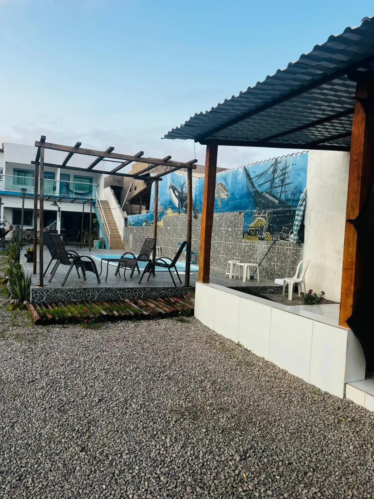 Patio in Dellas Pousada