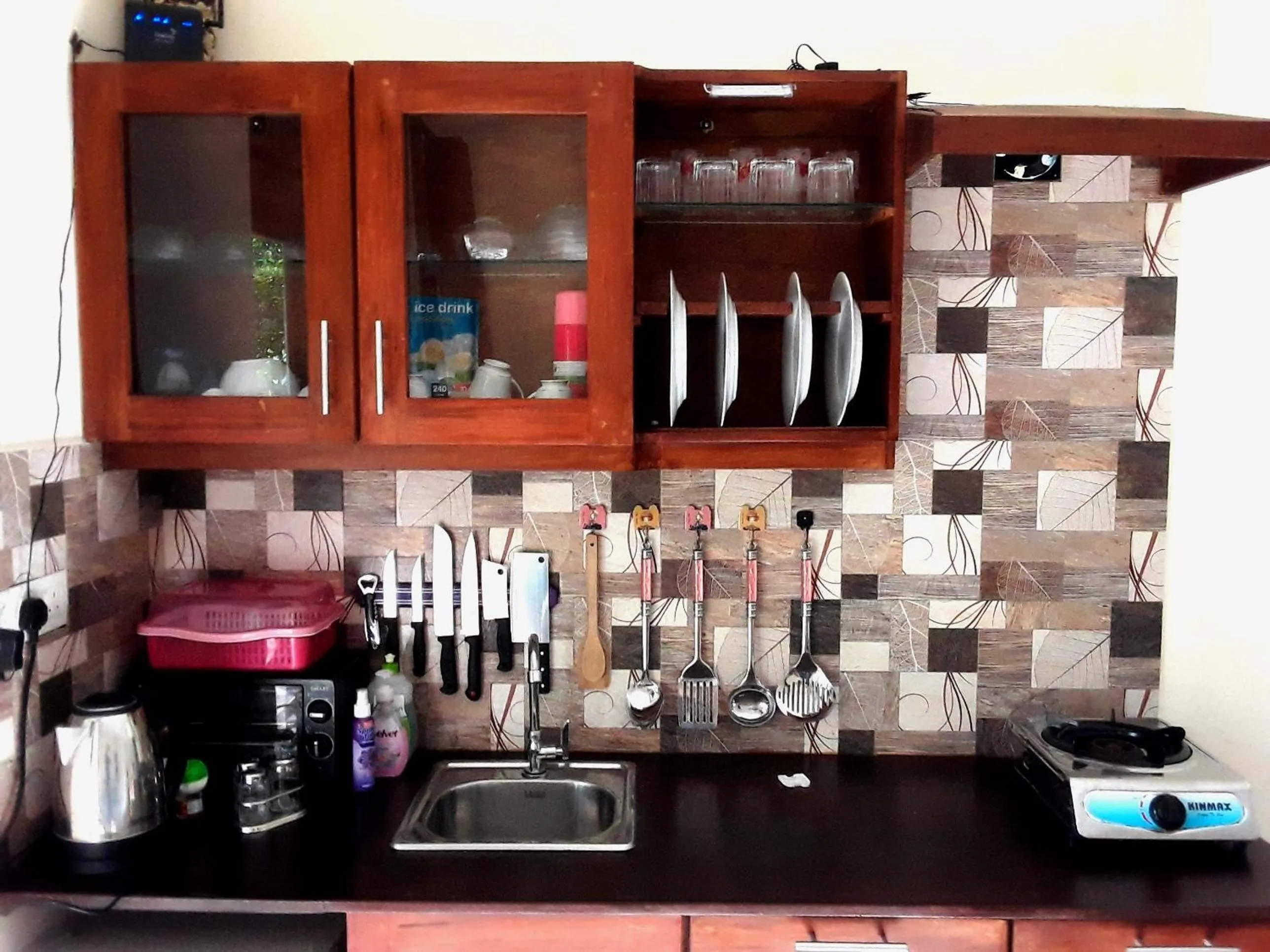 Kitchen or kitchenette in Sky Residence Hikkaduwa