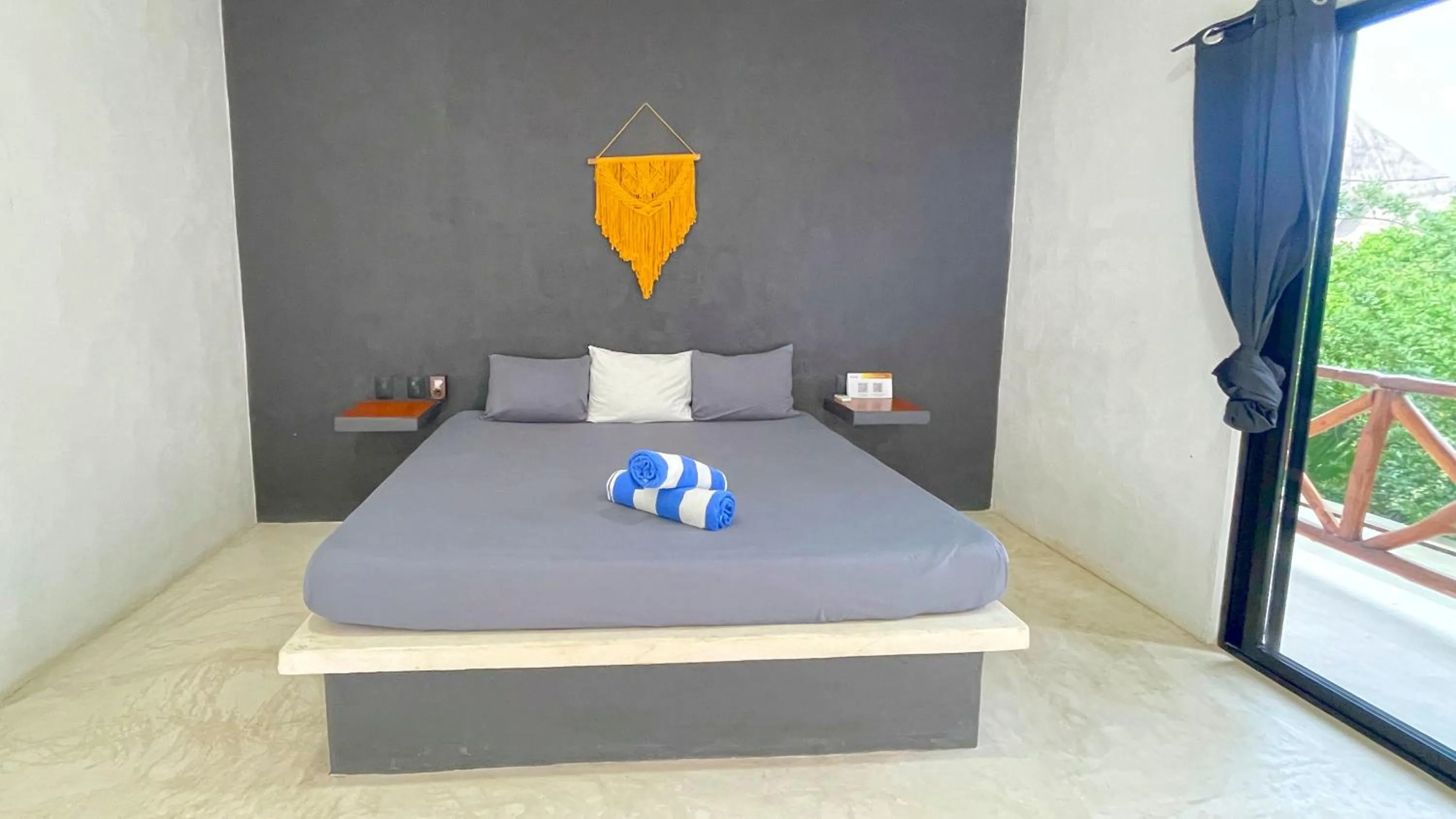 Bed in Casa Tekio Holbox By Kin Studios