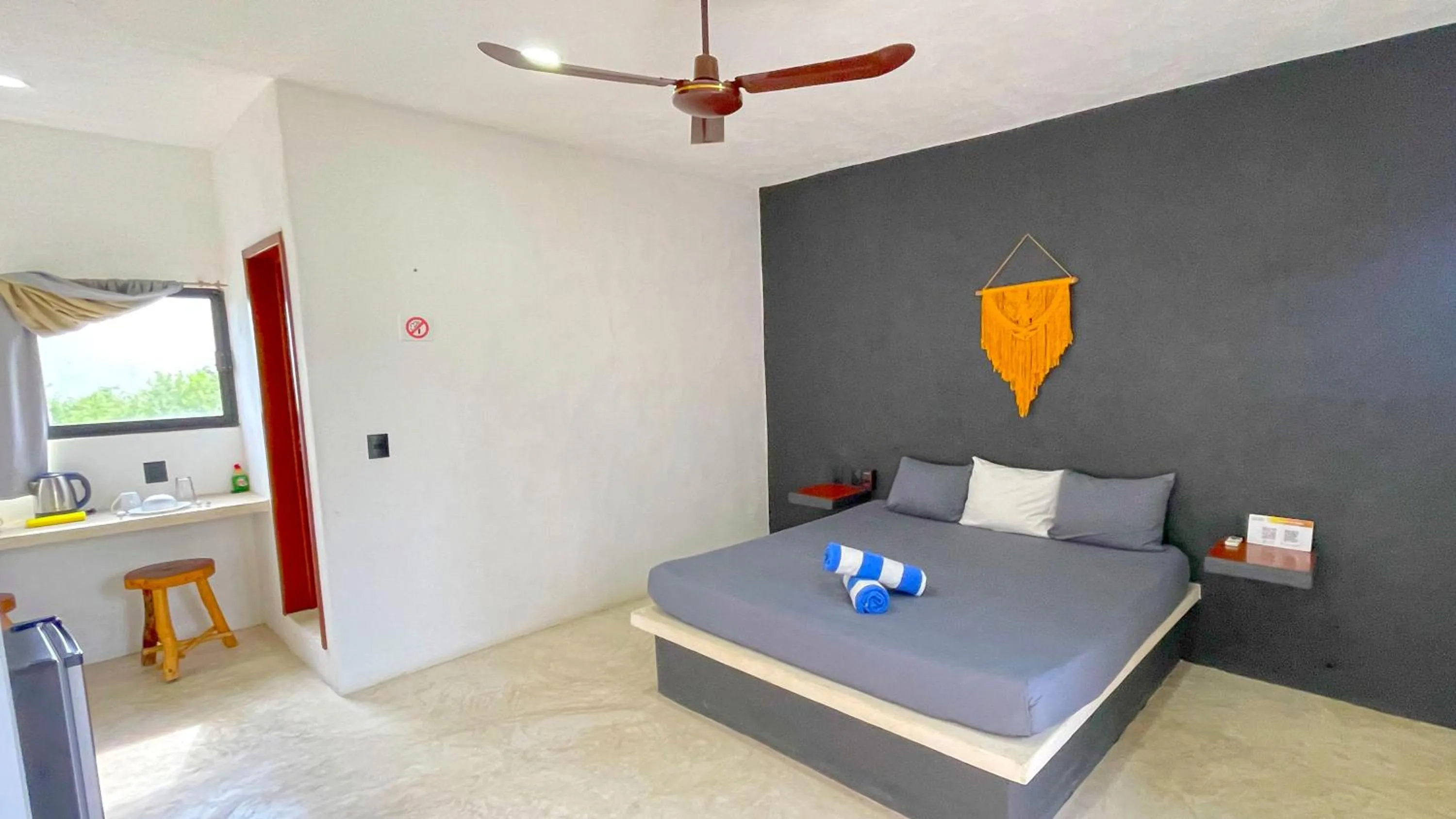 Bed in Casa Tekio Holbox By Kin Studios