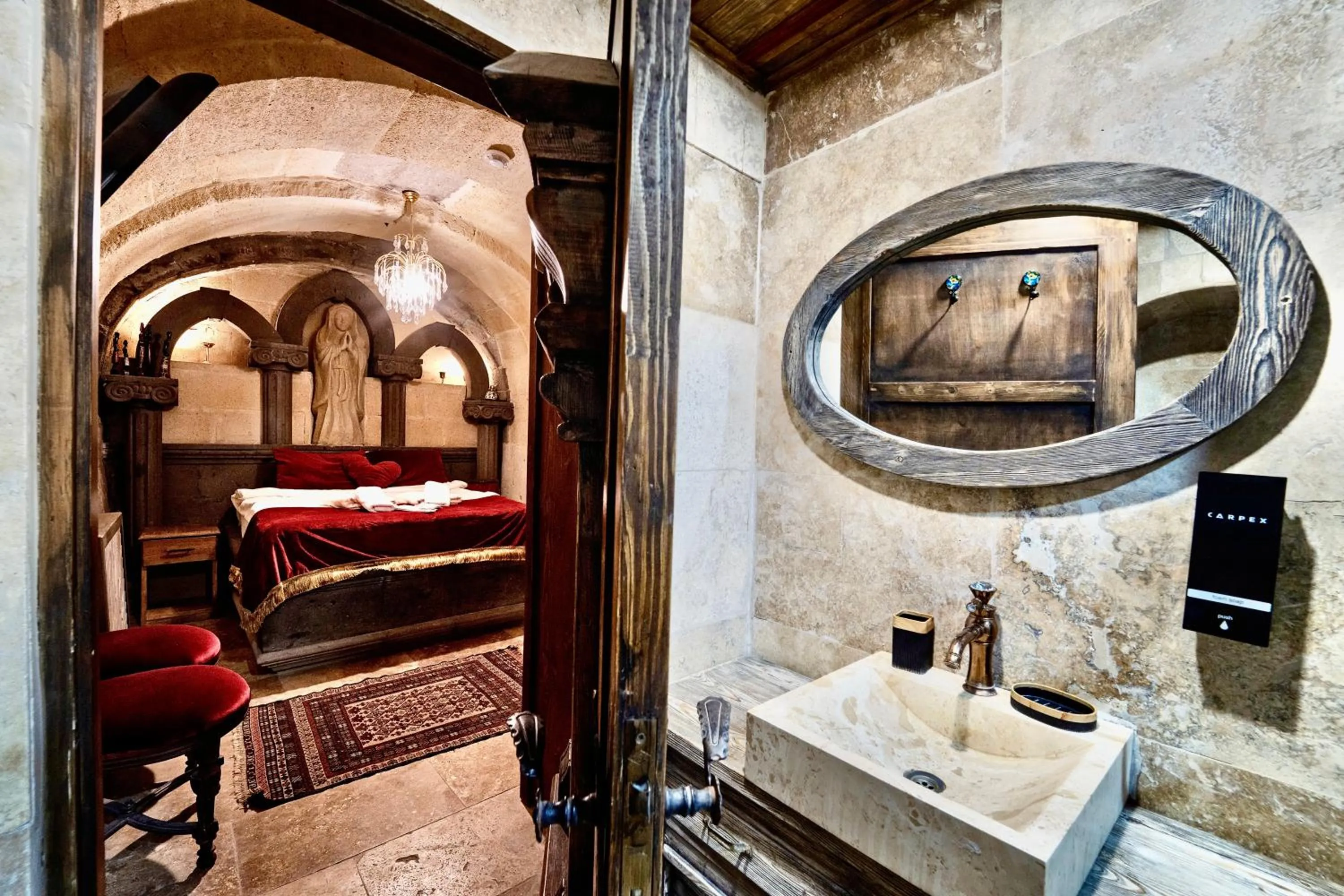 Bathroom, Bed in Wish Cappadocia Love