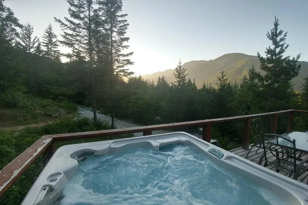 Hot Tub Cool Views: Roaring Creek Cabin