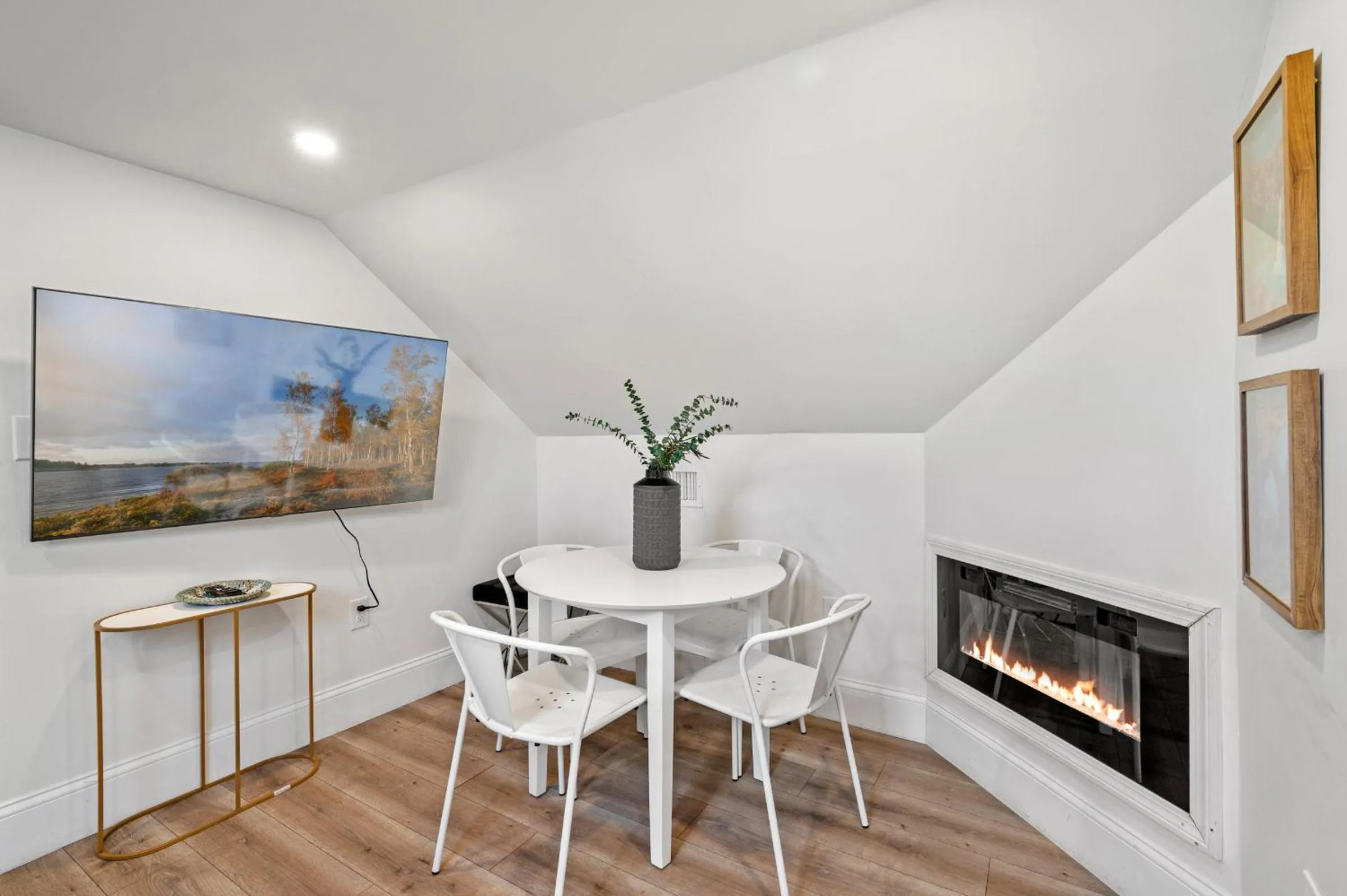 Dining area in Roslindale village condos