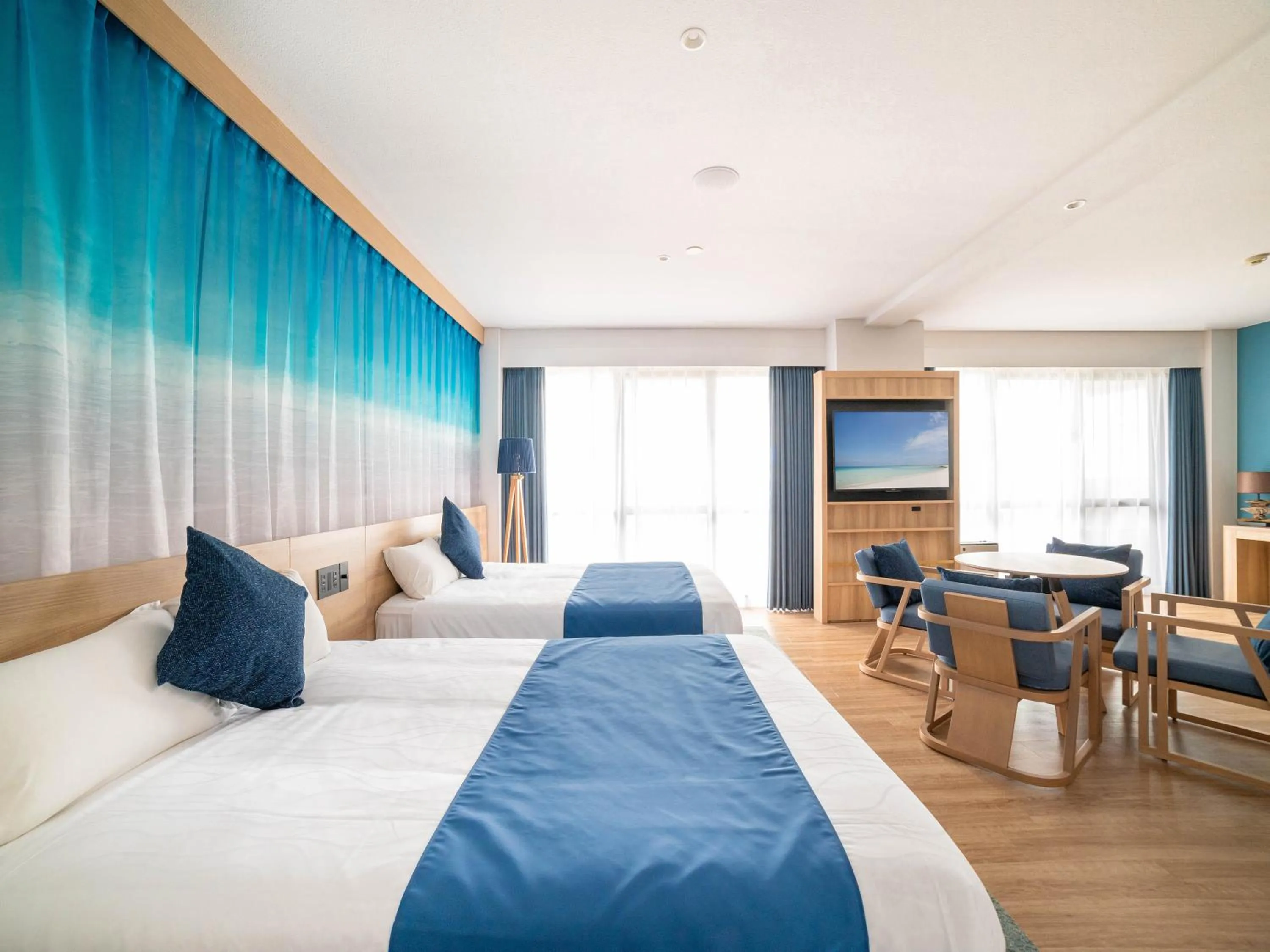 Photo of the whole room, Bed in Watermark Hotel Okinawa Kume Island