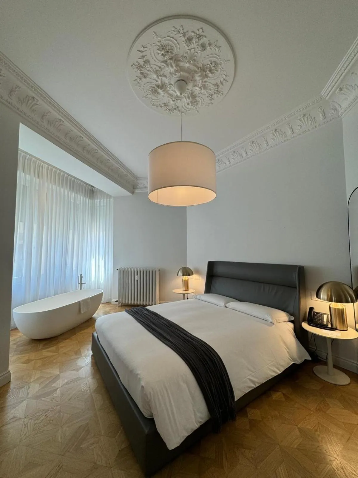 Bed in Delle Nazioni Milan Hotel