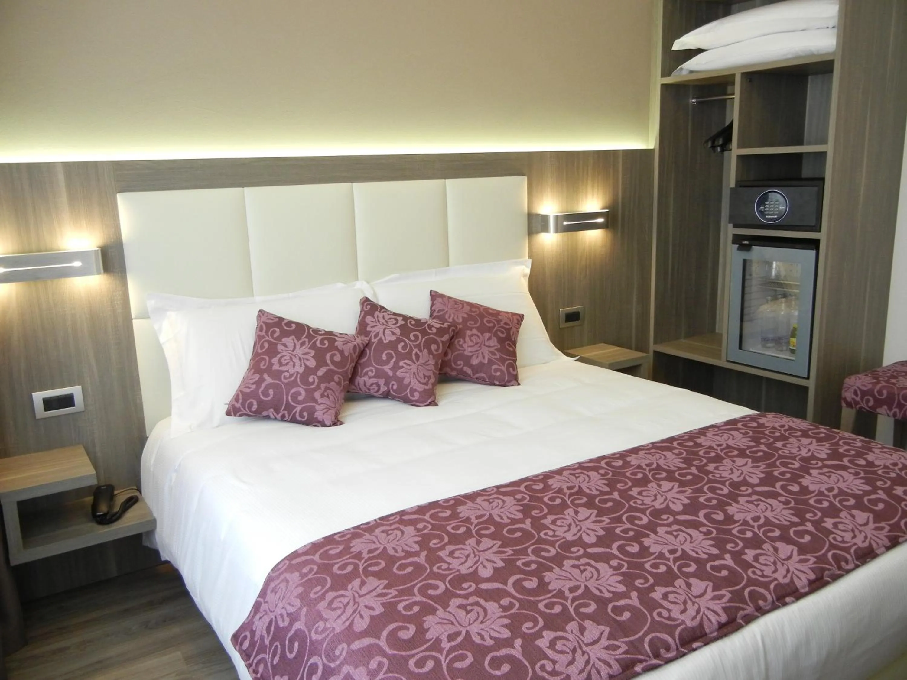 Bed in Delle Nazioni Milan Hotel