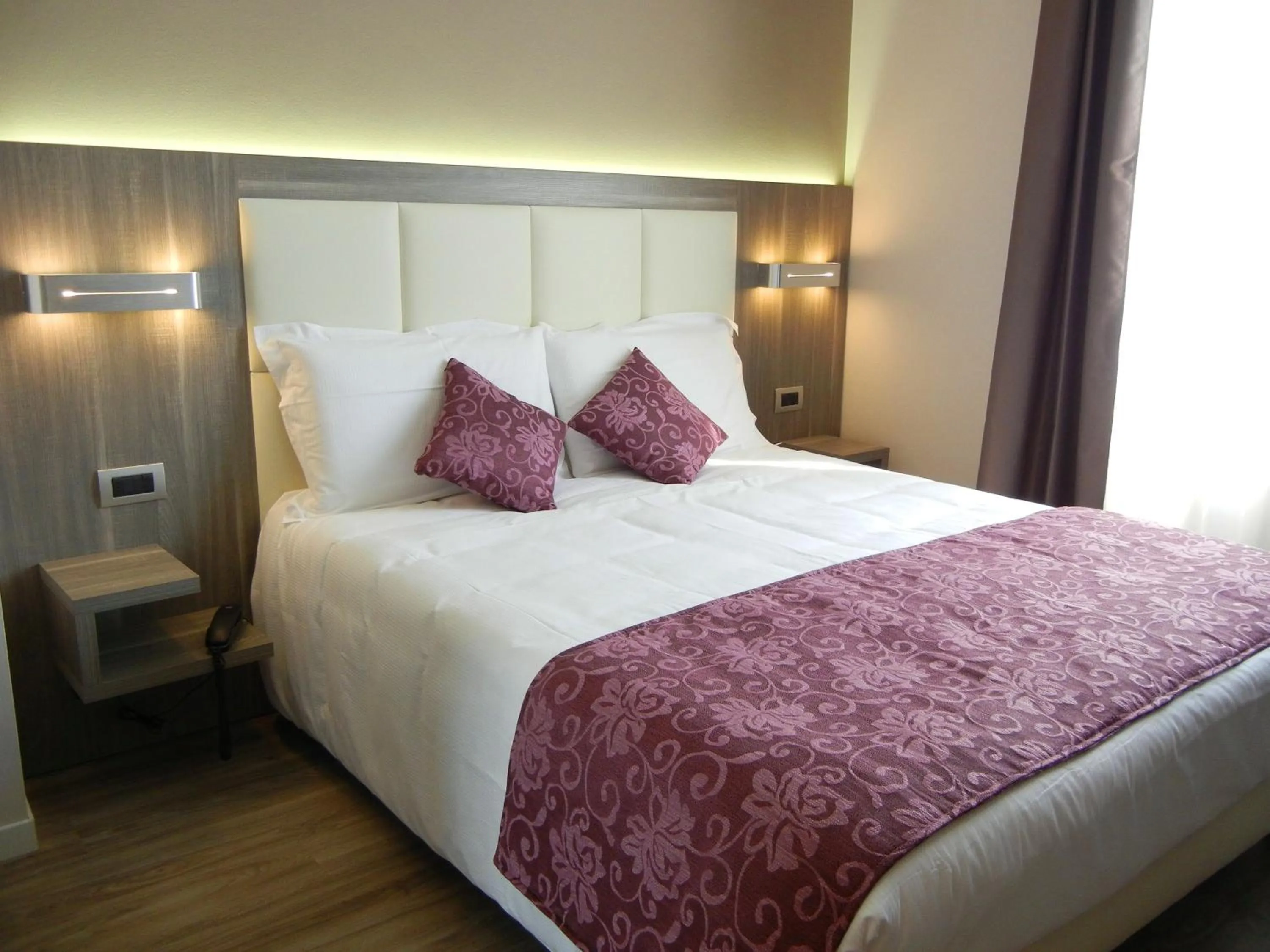 Bed in Delle Nazioni Milan Hotel