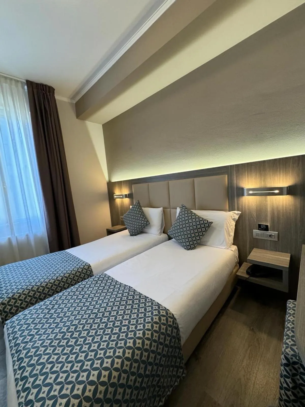 Bed in Delle Nazioni Milan Hotel