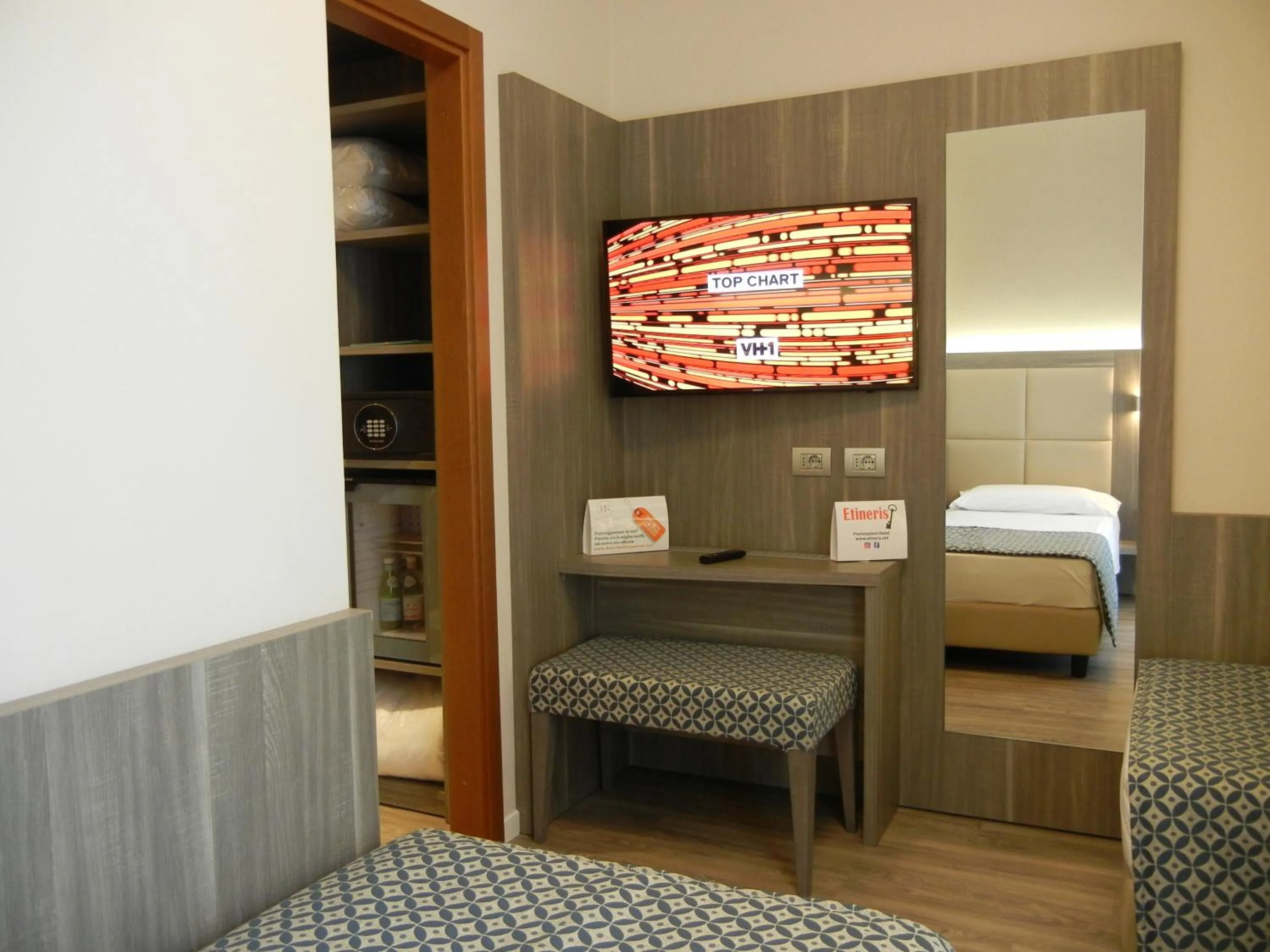 Bed in Delle Nazioni Milan Hotel