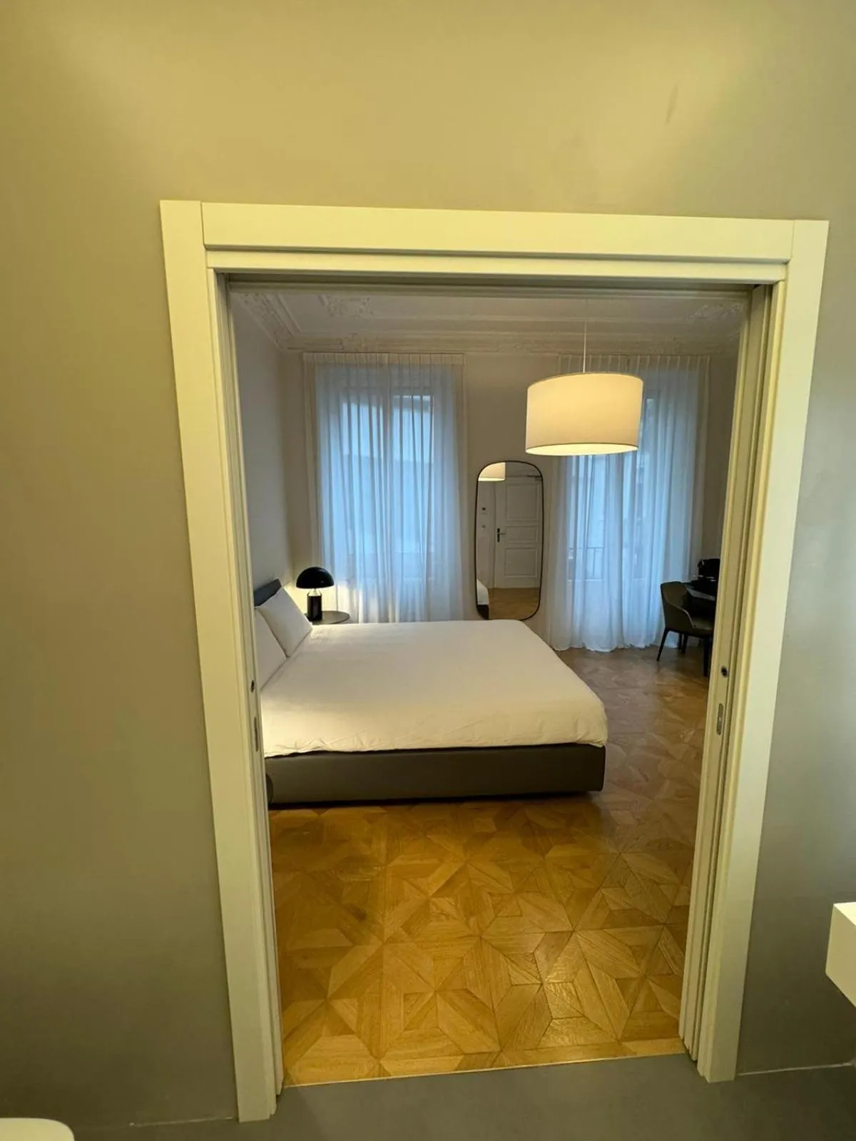 Bed in Delle Nazioni Milan Hotel