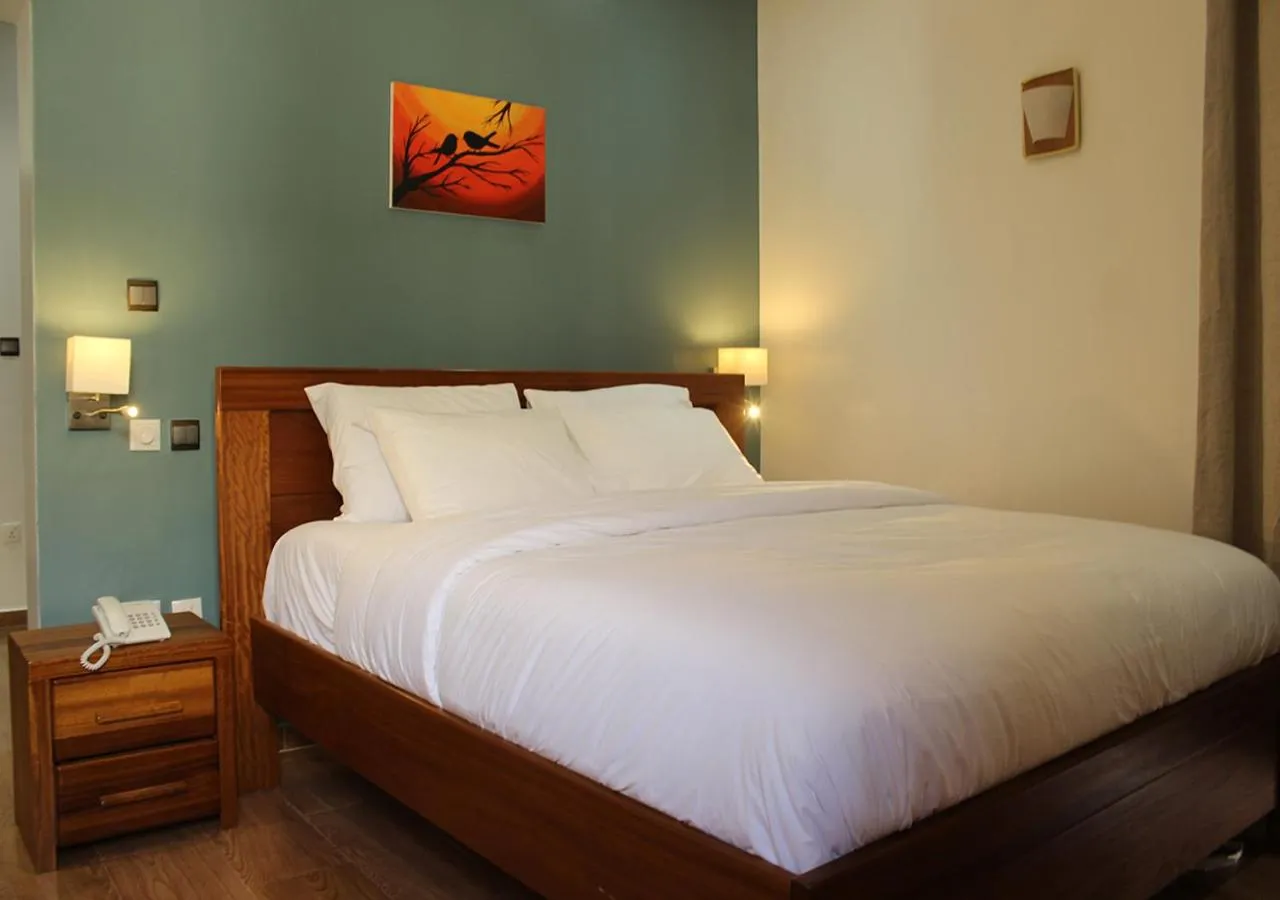 Bed in The Little Hill Boutique Hotel