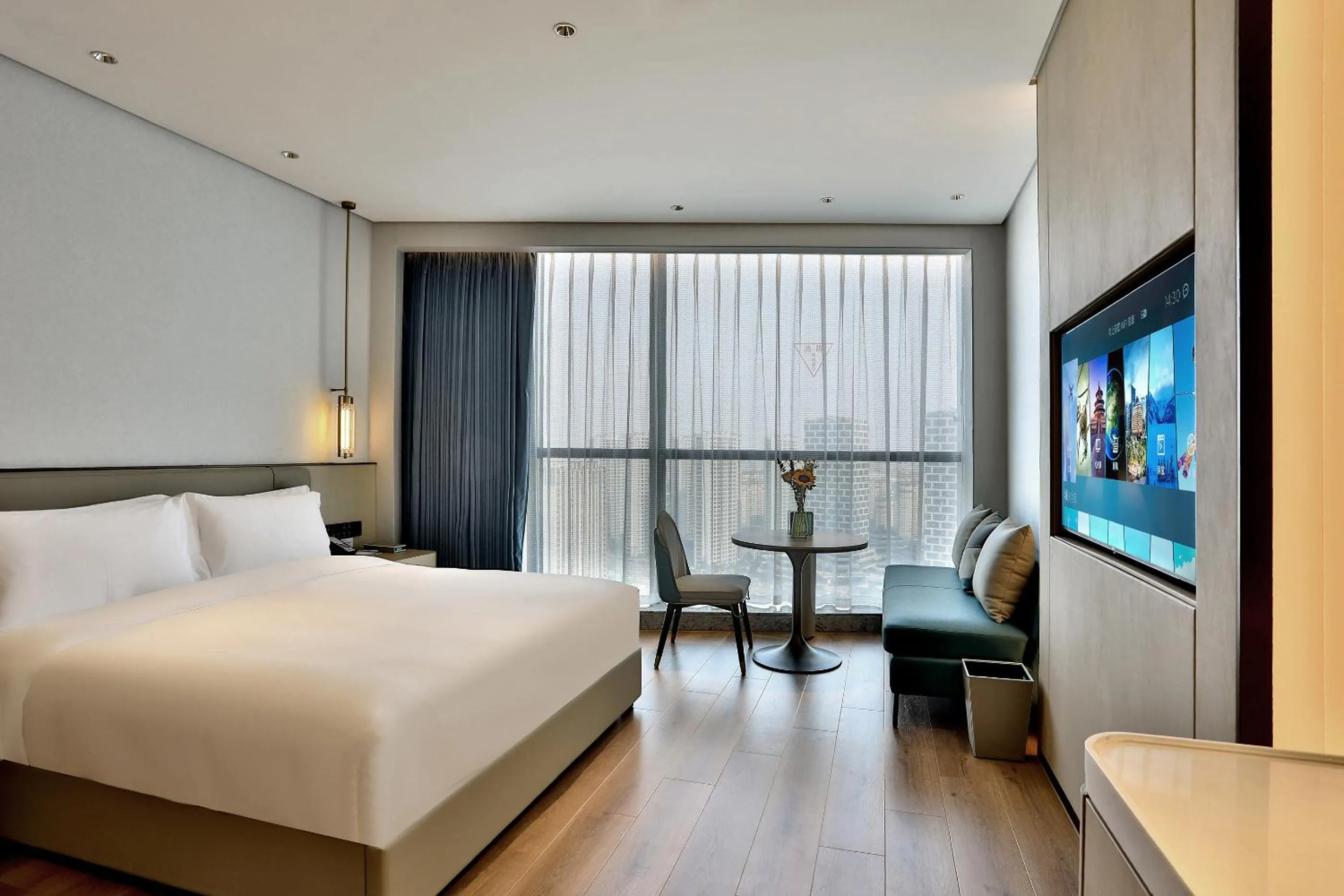 Photo of the whole room, Bed in Wyndham Garden Hangzhou Yuhang