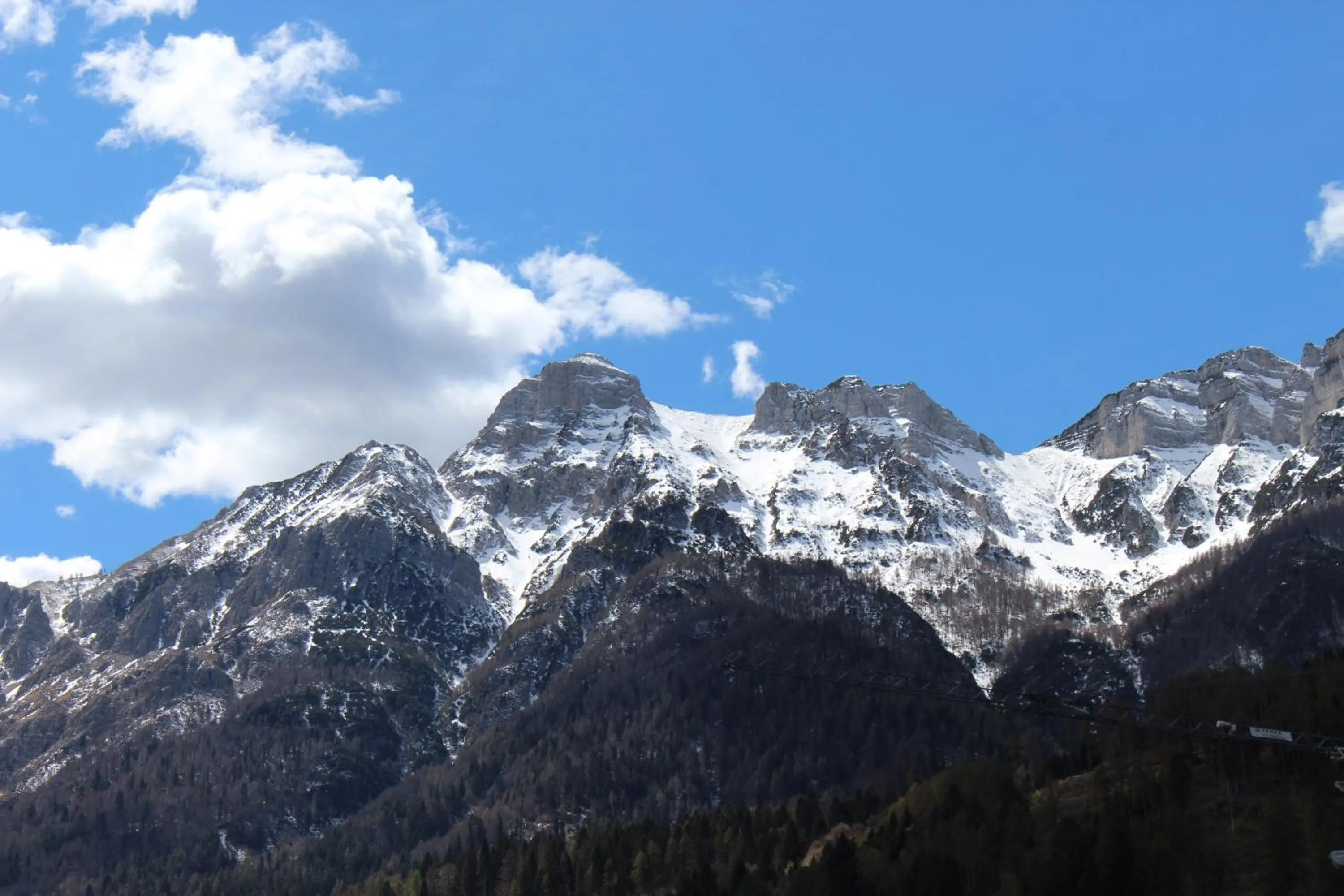 Mountain view in Hotel Dolomiti